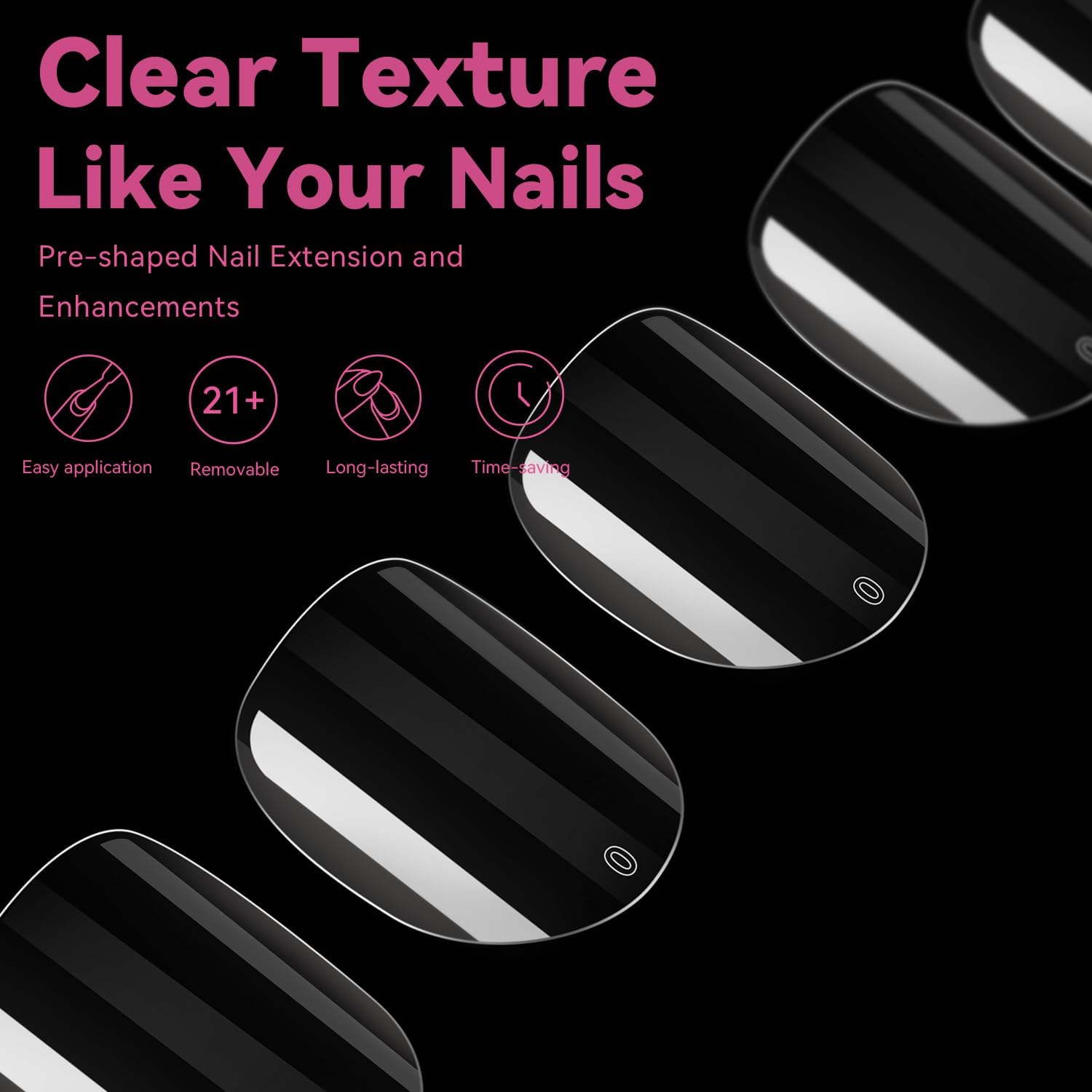 UNA GELLA Extra Short Oval Almond Gel Nail Tips 360Pcs 15 Sizes round Almond Press on Nails Short Oval Fake Tips Full Nails Short Oval Almond for Nail Extension DIY Salon Soft Gel Tips image number 3