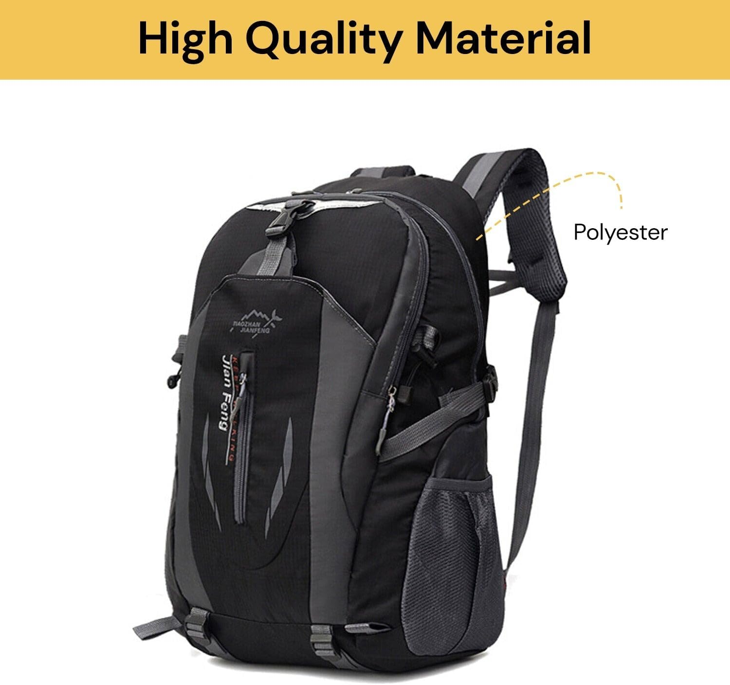 EZONEDEAL 40L Hiking Backpack, Lightweight Packable Hiking Daypack Small Travel Outdoor Foldable Shoulder Bag, Travel Backpacks Hiking Daypack for Women & Men, Casual Outdoor Bag image number 3