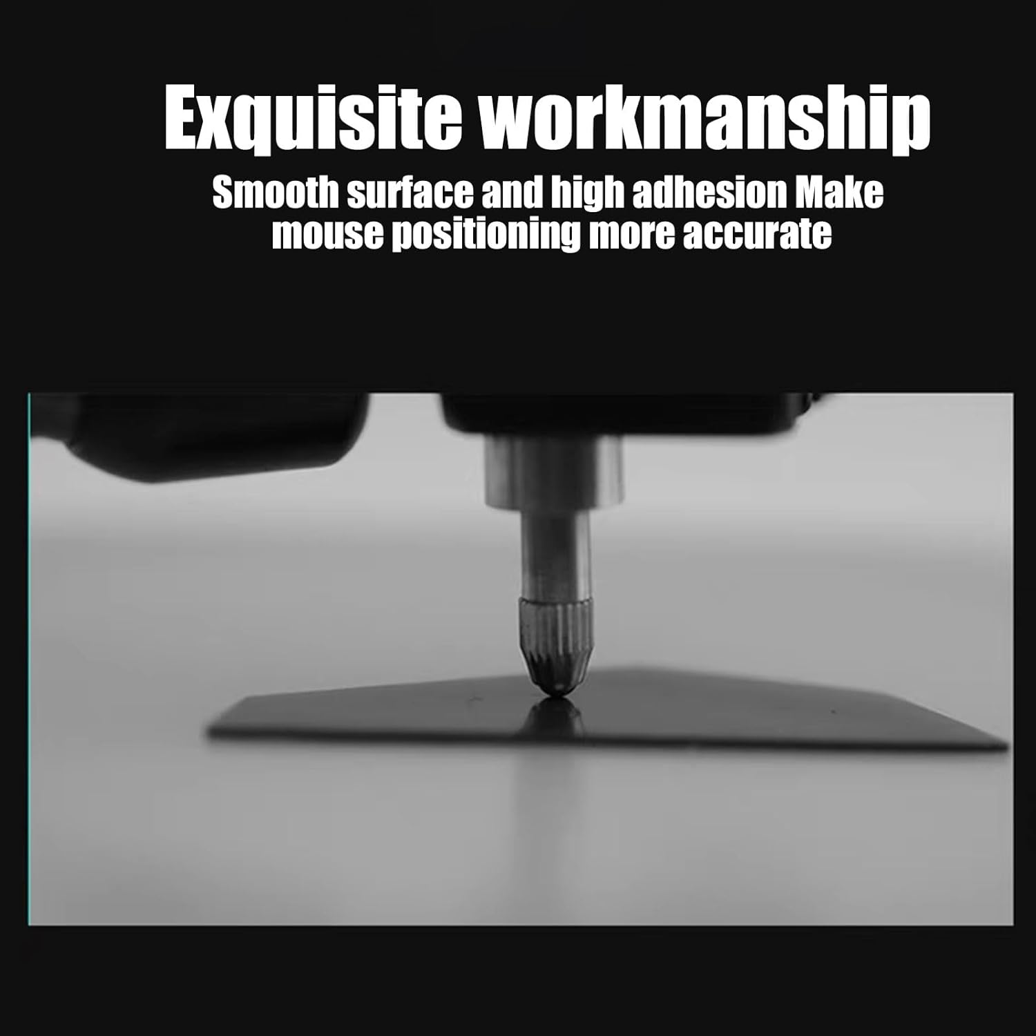 Xolixorium Pack of 2 Rounded Edges Mouse Feet Skates 0.8Mm Precision Glide Pads, Curved Edge Skatse Replacements for Logitech MX Master 3 Smooth Tracking, Black image number 3