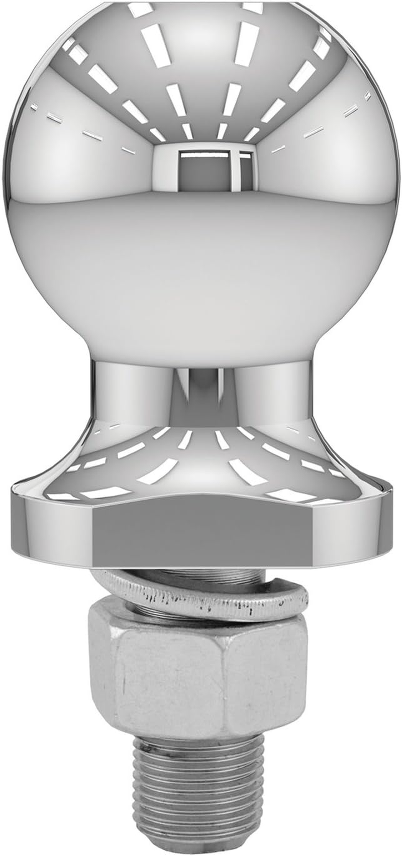 CURT 40097 Chrome ATV, UTV, Lawn Tractor Hitch Ball, 2,000 Lbs, 2-Inch Diameter, 5/8 X 1-3/4-Inch Shank image number 5
