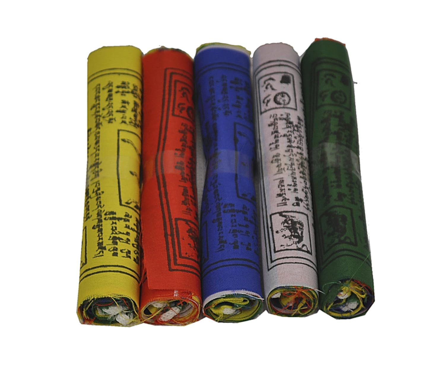 Dharma Store - Tibetan Buddhist Prayer Flags - Made by Tibetan Refugees - Pack of 50 image number 1