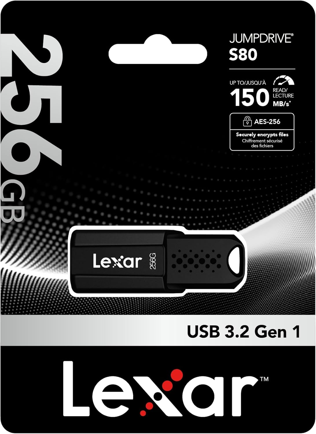 Lexar Jumpdrive S80 USB 3.1 Flash Drive, Capacity 256GB image number 2