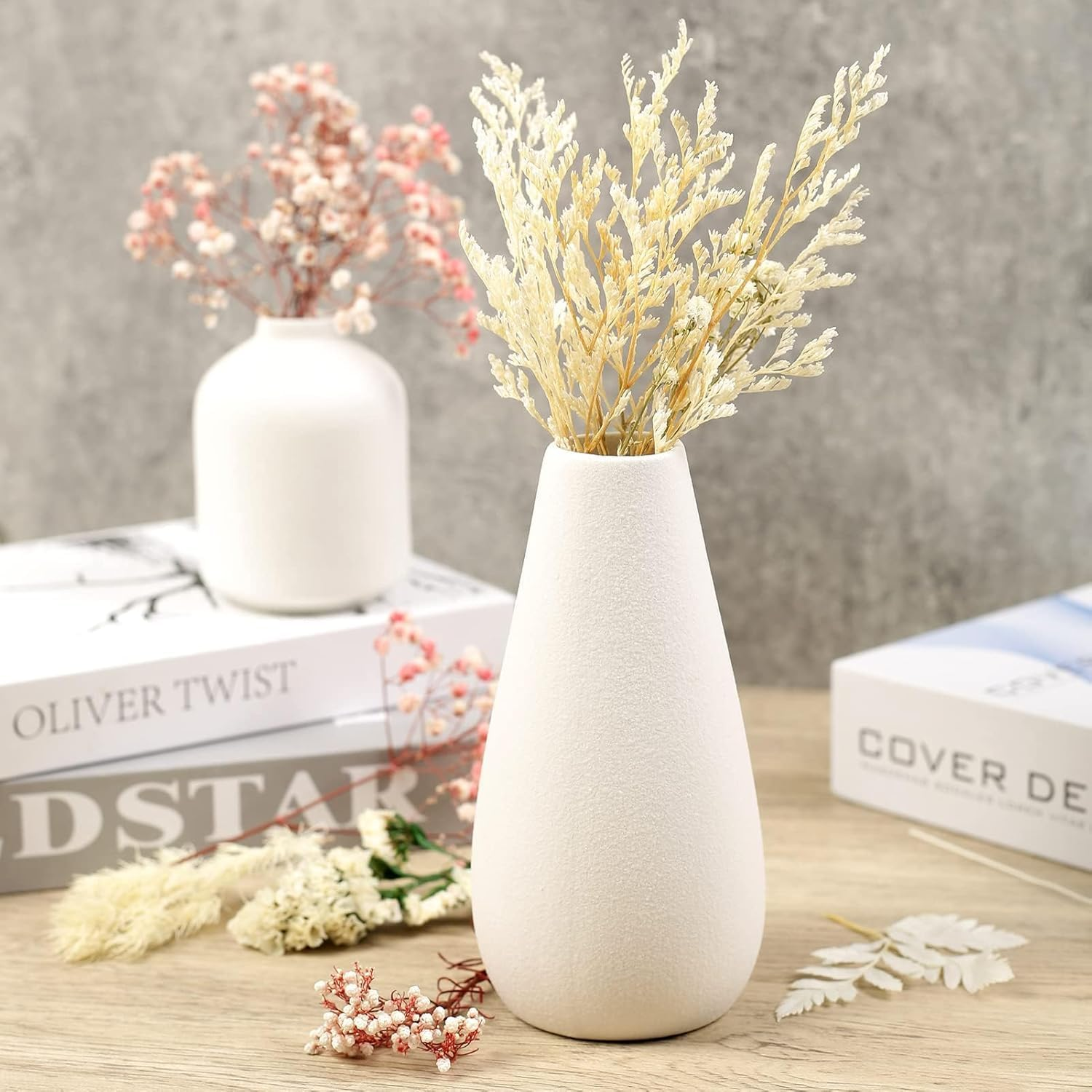 Dried Flowers, Dried Flower, White Dried Flowers Small Dried Flowers Dried Flowers for Crafts Dried Flowers for Resin Dried Flowers for Cakes image number 2