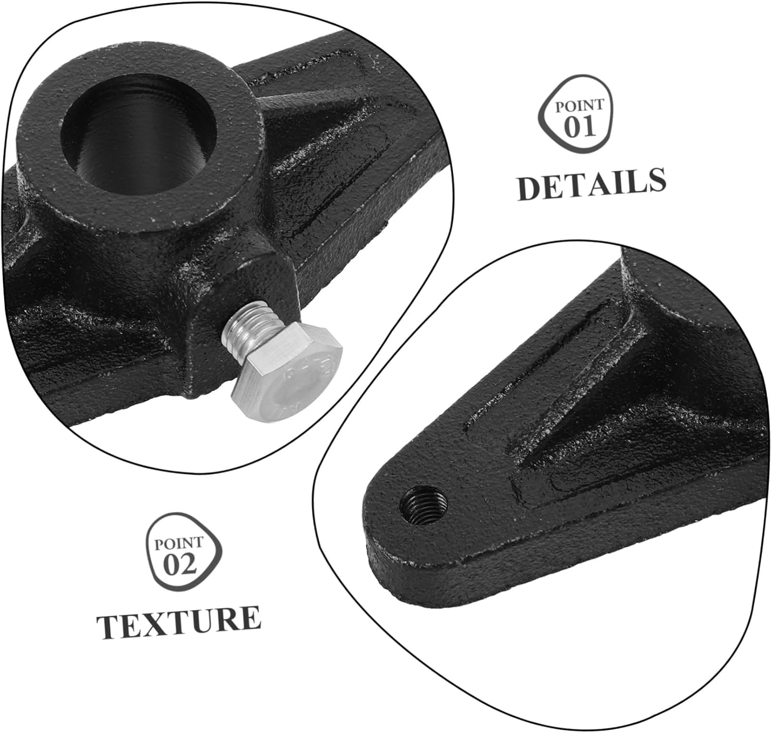 Mipcase Replacement Fishings Reels Crank Handle for Aerator Water Wheel Spinning Crank Power Handle with Large Rocker Arm Grip for Efficient Oxygenation and Easy Maintenance image number 2