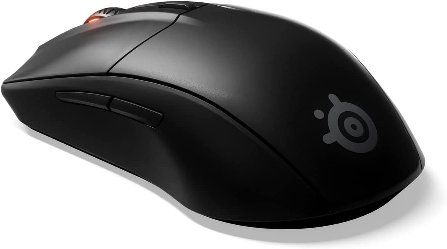 Steelseries Rival 3 Wireless 6-Button 96-106G Gaming Mouse, Prism 1-Zone RGB Illumination, 18,000 CPI Truemove Air Optical Sensor, 2.4Ghz USB or Bluetooth Connection, 100 up to 400 Hours (AA Battery) image number 2