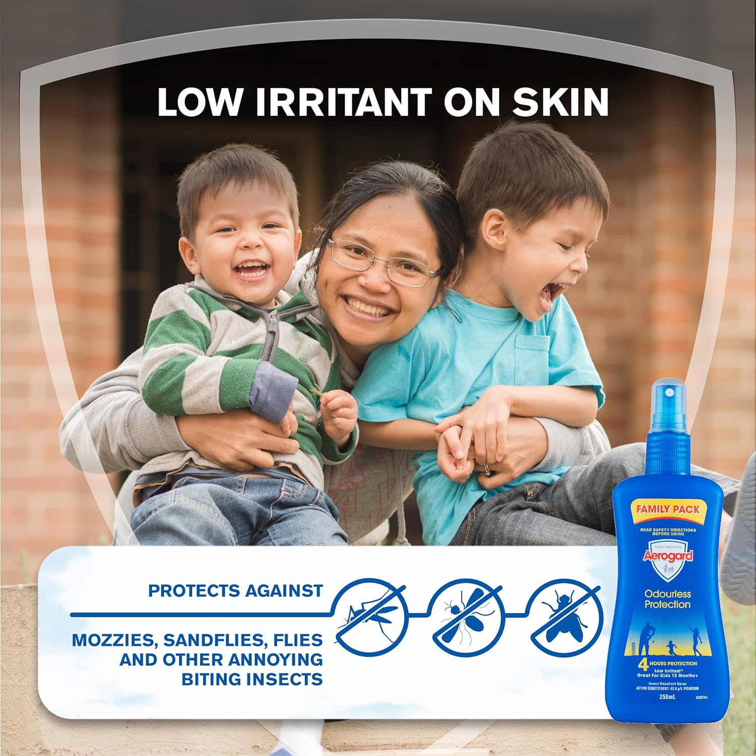 Aerogard Odourless Insect Repellent Pump, 250Ml image number 1