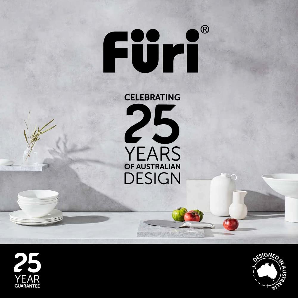 Furi Pro Magnetic Wall Knife Rack 36Cm (14In) &ndash; Strong Magnetic Knife Holder with Soft Black Silicone Coating, Easy Wall Mount for Tile, Brick or Wood image number 2