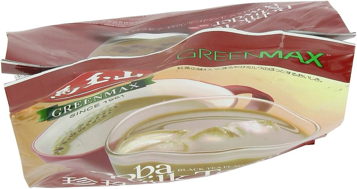 Greenmax Boba Milk Tea Powder, Black Tea, 24.5 Ounce