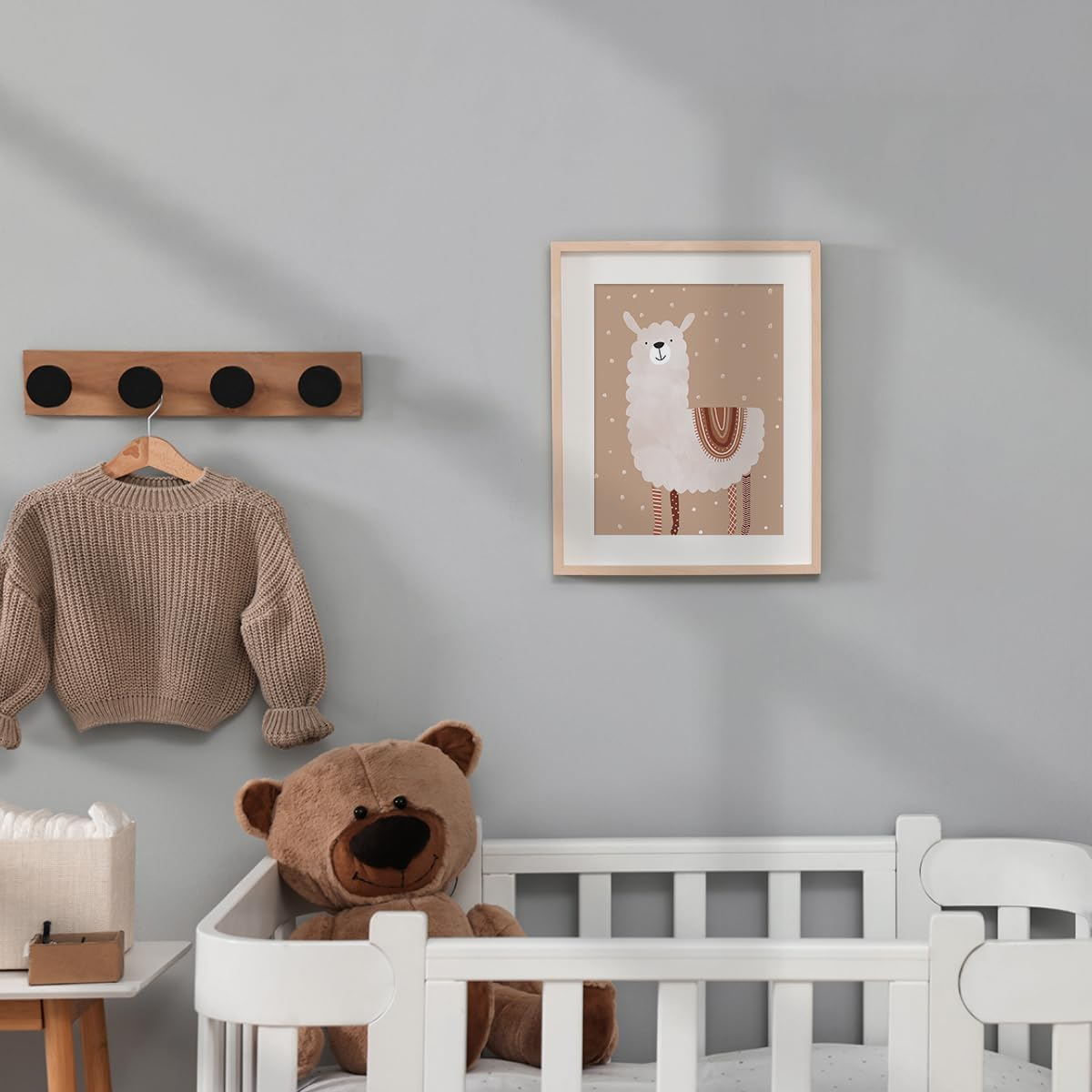 Canssape Set of 4 Boho Rainbow Nursery Girls Room Wall Decor | 8"X10" You Are so Loved Toddler Girl Room Decor | Kids Rainbow Wall Decor for Girls Bedroom Heart Wall Art Prints (Unframed)(Love) image number 3