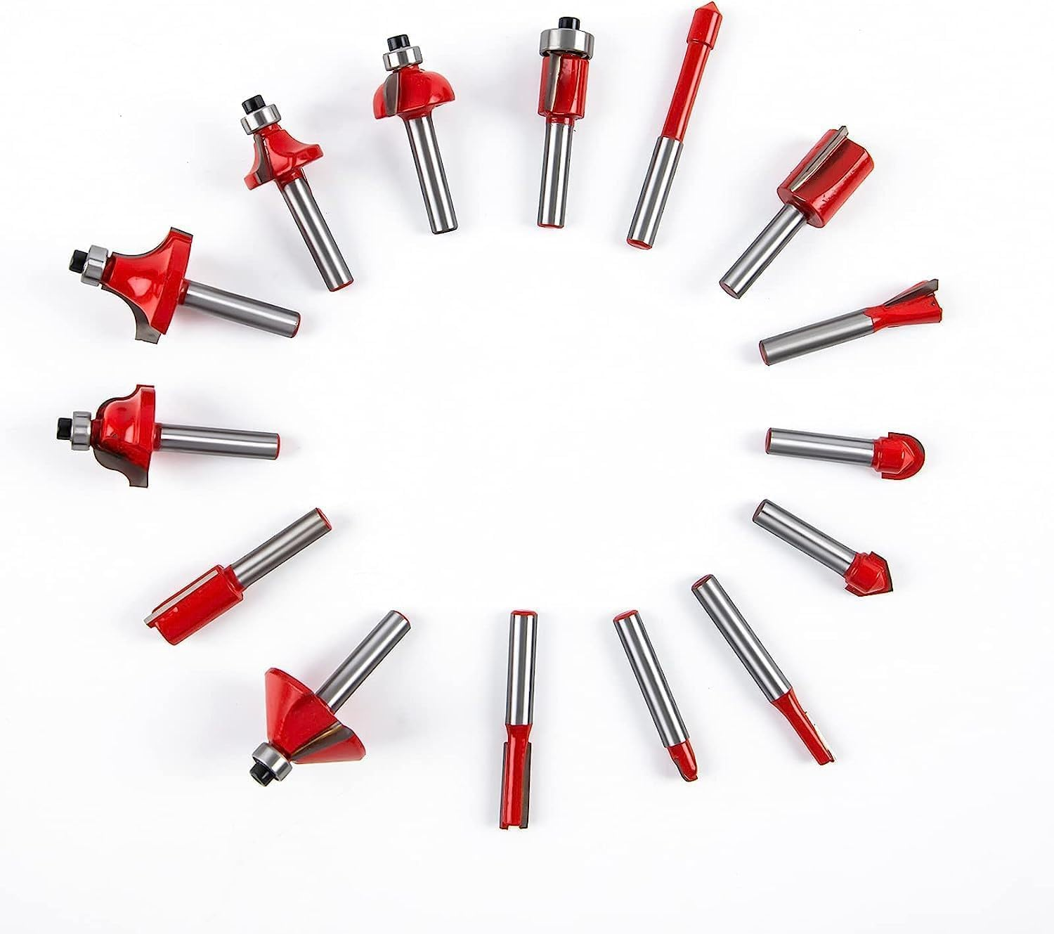 Router Tool, 800W Wood Electric Wood Trimmer, 30000RPM Electric Hand Trimmer, with 15X 1/4&rdquo; Router Bits & 2X Trim Guides for Woodworking Tools 220V AU Plug image number 4