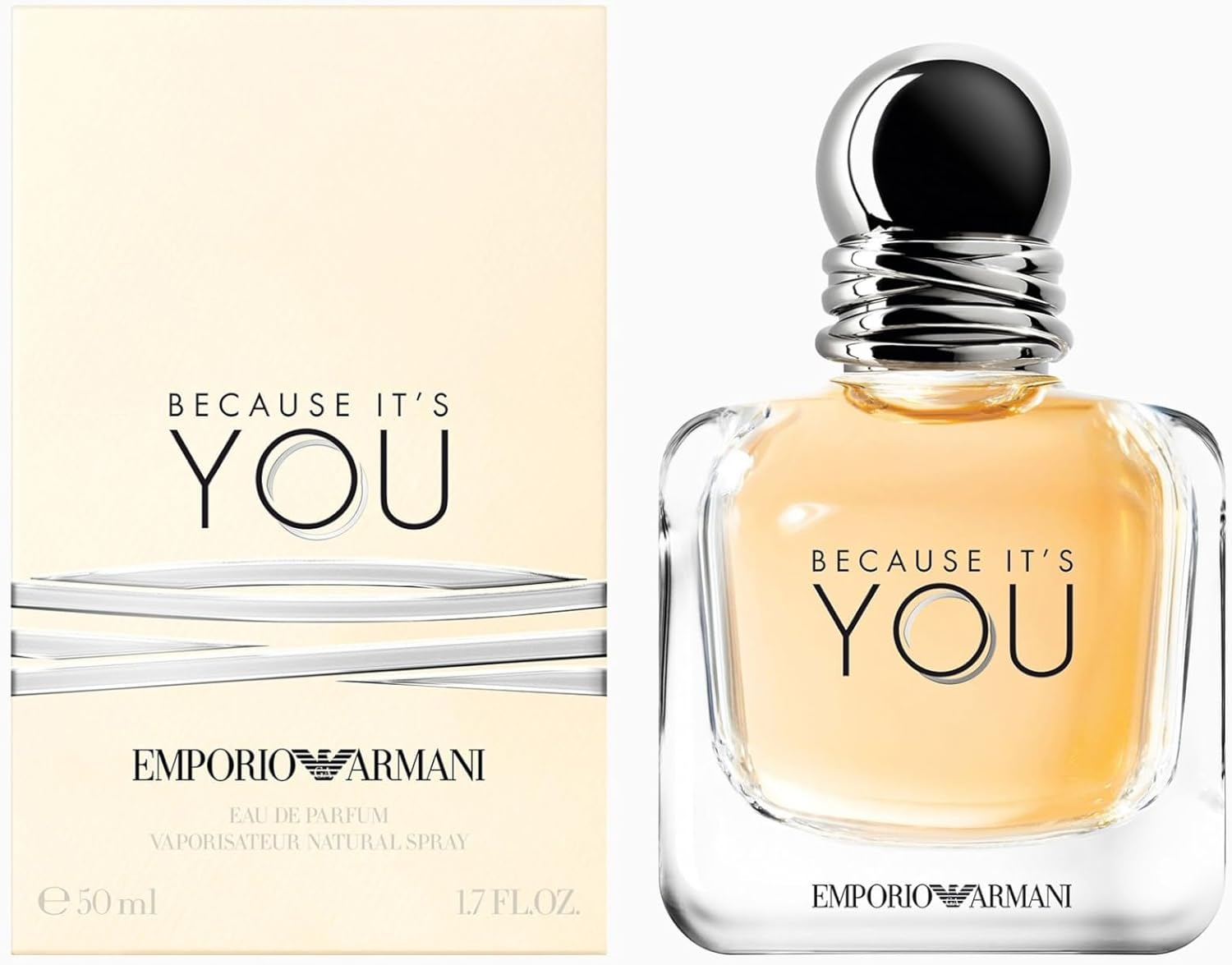 Giorgio Armani Because Its You Eau De Parfum Spray for Women 50 Ml