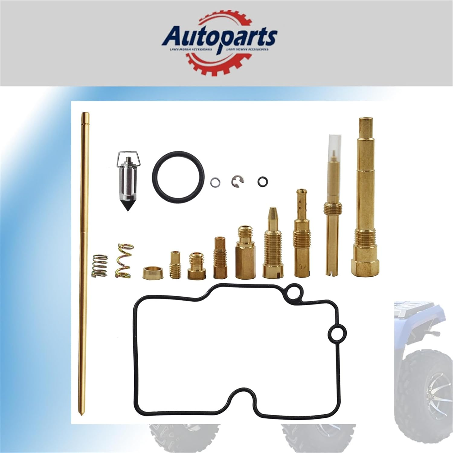 Autoparts Carb for Yamaha YFZ 450 Carburetor Rebuild Kit Carb YFZ450 Repair 2004-2009 image number 1