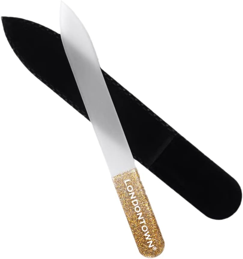 LONDONTOWN Black Glass Nail File, 0.48 Oz.