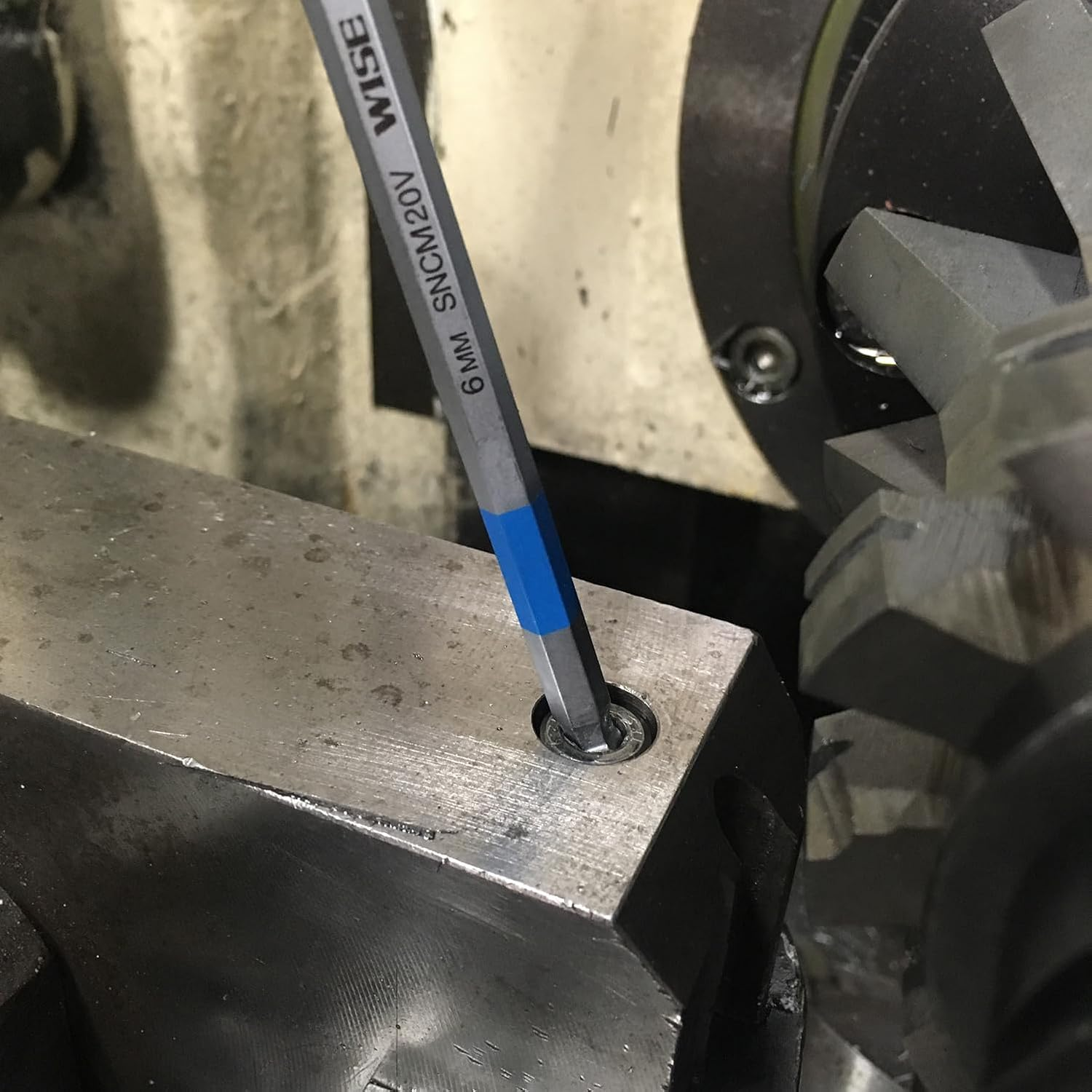 Wise SBL-1000 Ball Point Hex Key Wrench Set of 9 (Long Handle Included) Made in Japan/Can Be Tightened image number 5