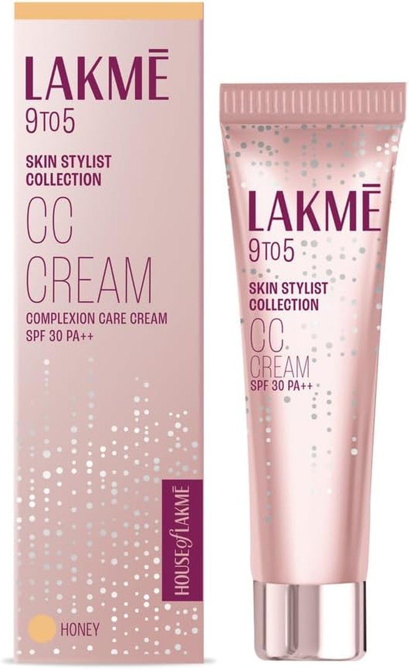 Lakme 9 to 5 Complexion Care CC Cream, Honey, 30G image number 4
