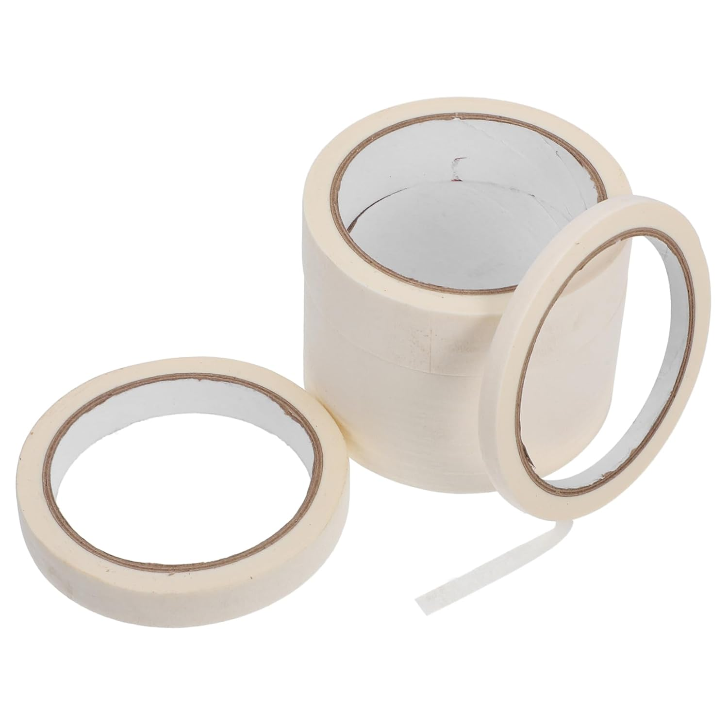 ARTIBETTER 4Rolls DIY Masking Tape of Masking Paper Paint Protection Versatile for Home Office image number 3