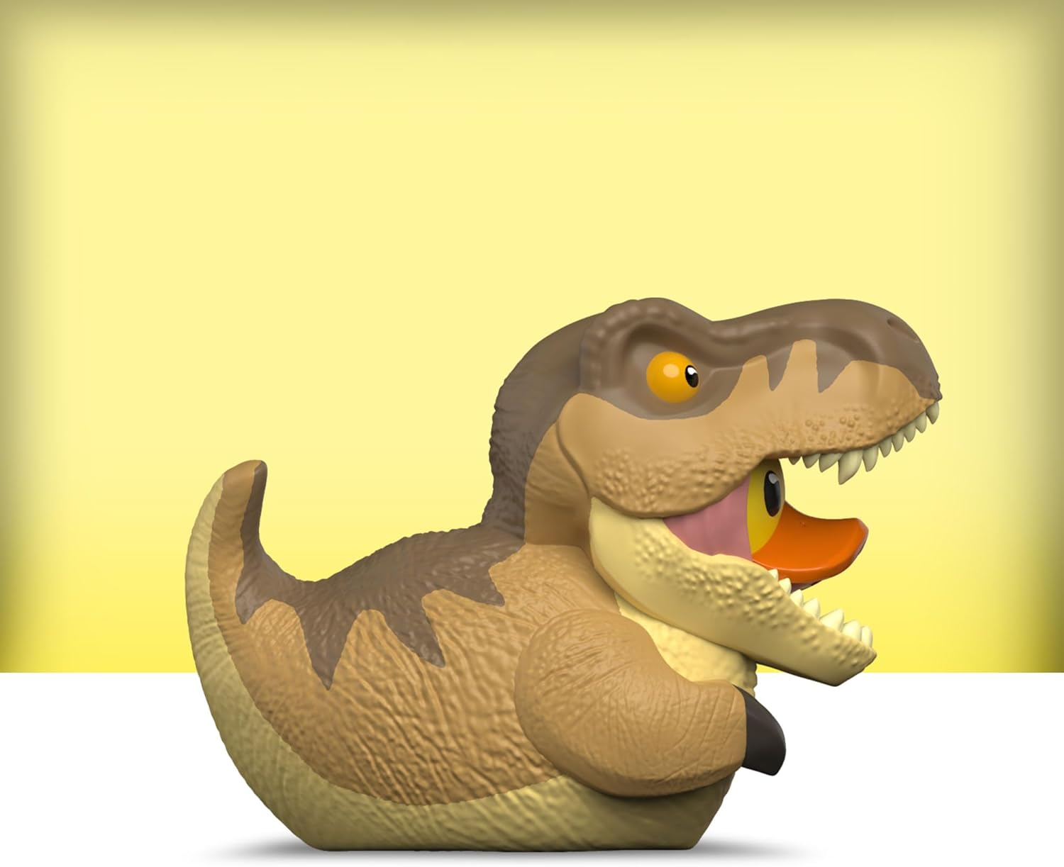 TUBBZ Mini: Jurassic Park - T-Rex Cosplaying Rubber Duck Vinyl Figure - T-Rex (Mini) image number 2