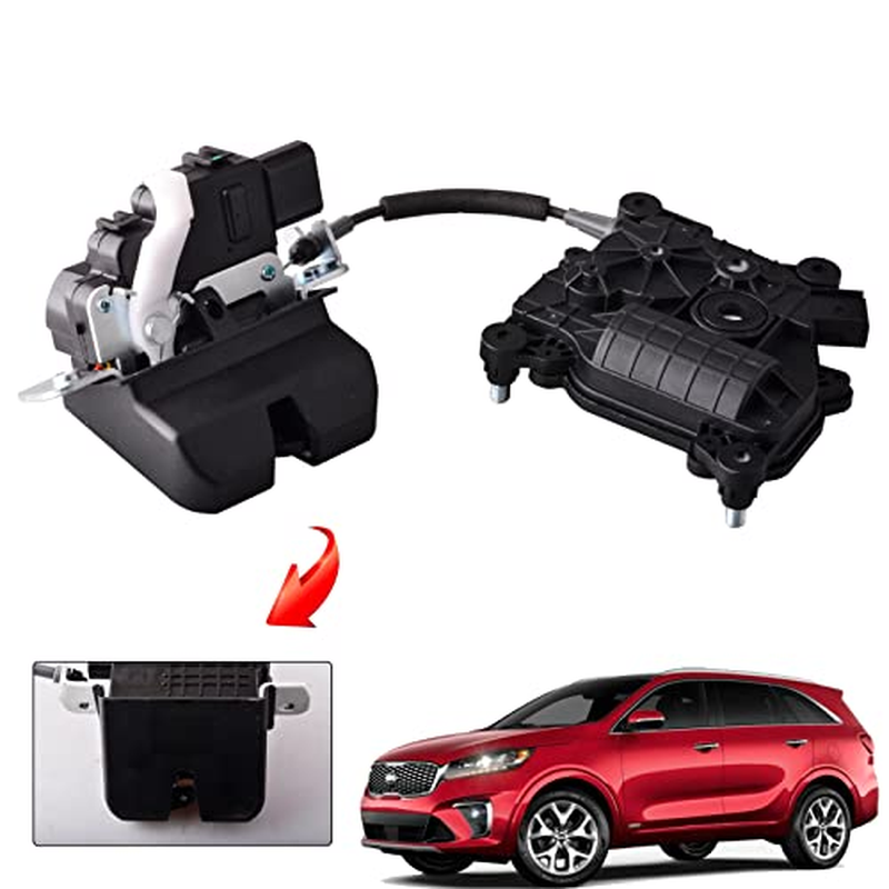 Rear Trunk Latch Assembly Compatible for Kia Sorento 2016-20 Replace Power Tailgate Door Latch Actuator 81230-C5100 image number 4
