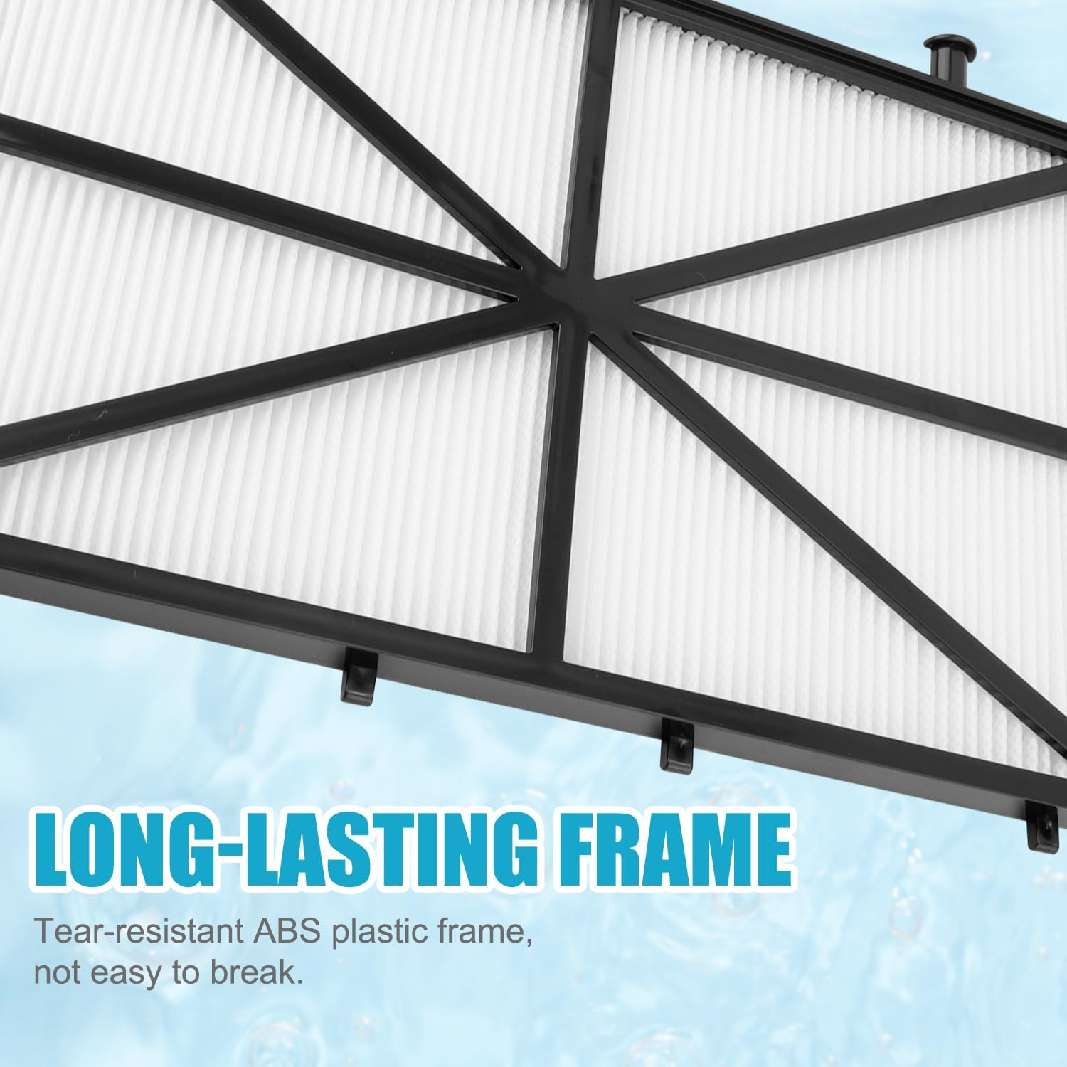 2Pcs Ultra Fine Cartridge Filter Panels, Pool Cleaner Filter Cartridge Pool Cleaner Replacement Parts Compatible with Dolphin M200/M400/M500 Nautilus CC plus Pool Cleaning Robots