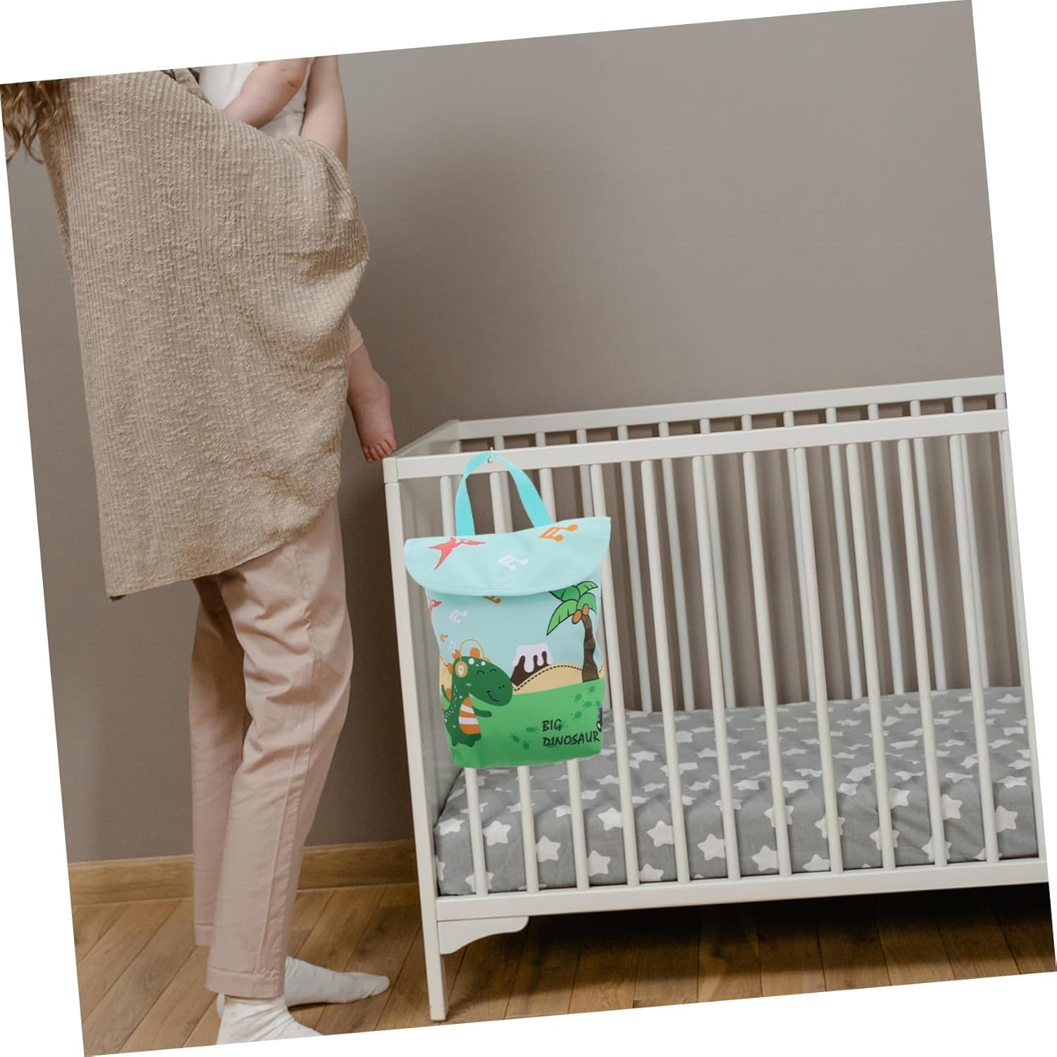 Portable Diaper Bag Pouch Travel Organizer for Boys Daycare Wet Clothes Storage Bag Convenient Diaper Pouch