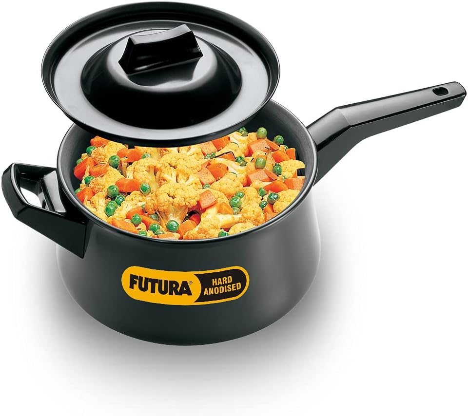 Futura Hard Anodised Handi, 3 Litres. image number 4