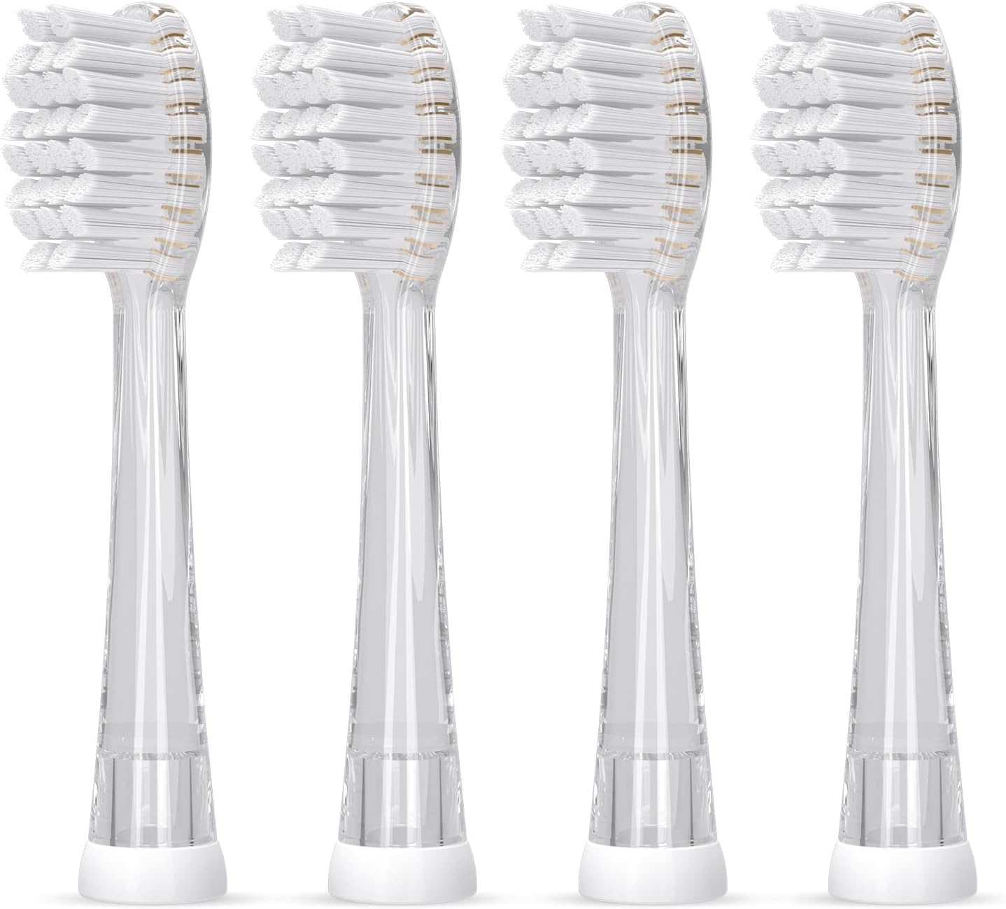 SEAGO Kids Replacement Brushes, Set of 4. Compatible Models SG-513 SG-2139 SG-977 (Clear, L) image number 5