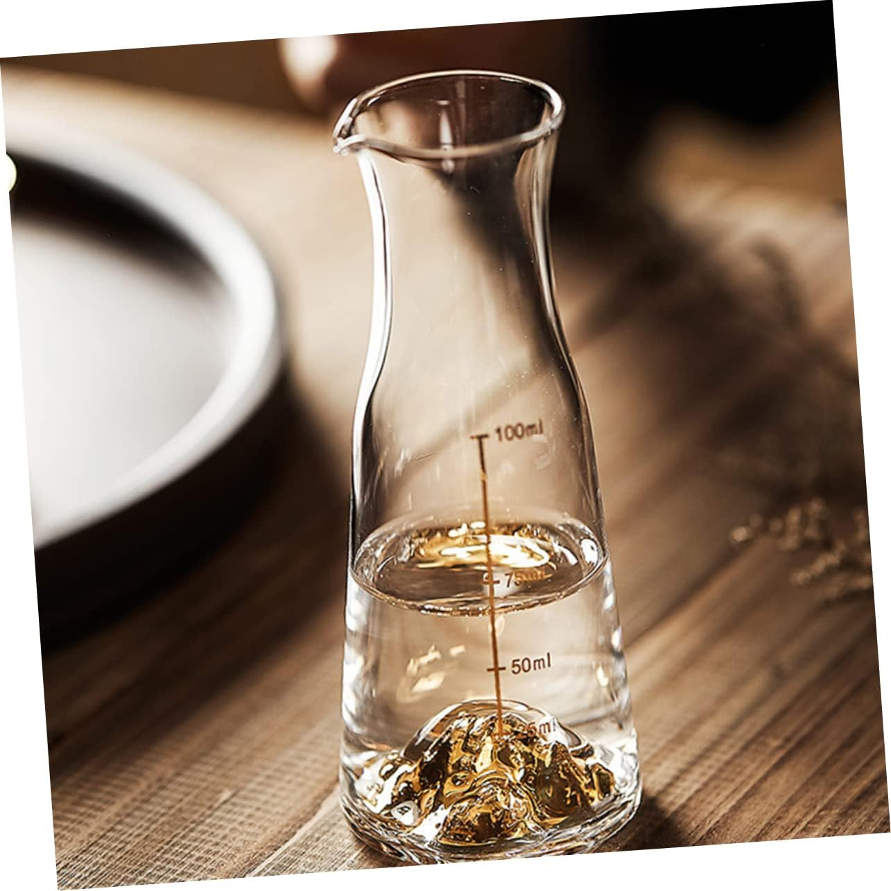 OKUMEYR White Wine Glass Glass Wine Bottle and Drinking Decanter for Home Use Includes Decanter for Easy Serving image number 2