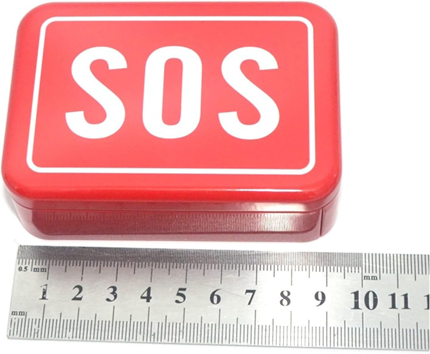 Kit Tins, Empty Rectangular Metal Storage Organizer Tins, Metal Tin Box, Home Organizer Holders for First Aid Kit, Herbs Pills Crafts image number 2