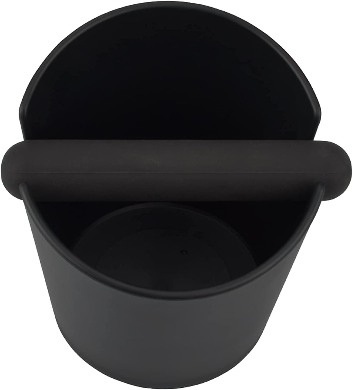 HOMEE Espresso Knock Box 4.8 Inch Shock-Absorbent Durable Barista Style Knock Box with Removable Knock Bar & Non-Slip Base (Round Style) image number 1