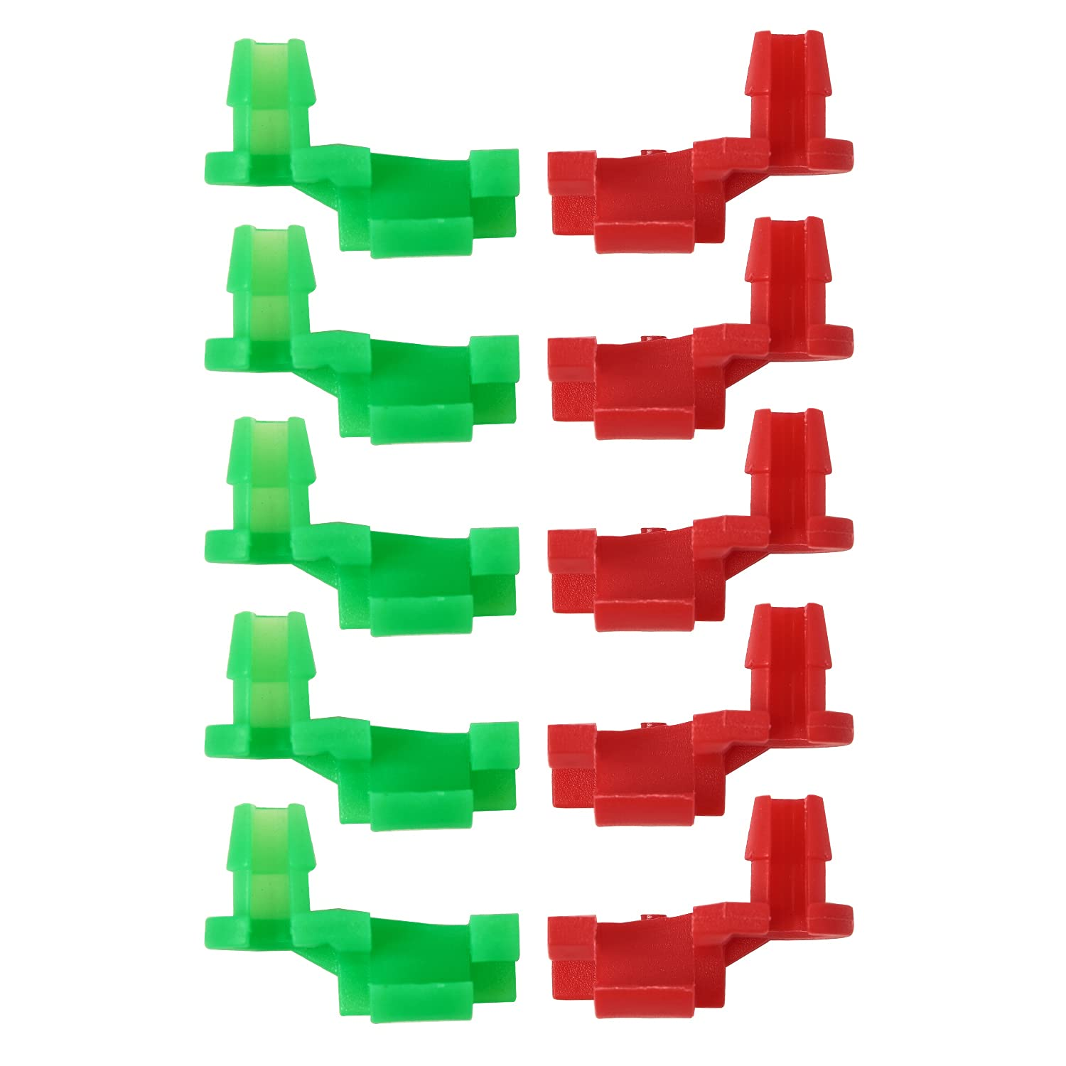 (5 Pair) 1999-2007 Chevy Silverado GMC Sierra Tailgate Handle Rod Clip Left & Right Rod Retainer Clips - OEM#: 88981030, 88981031 image number 3