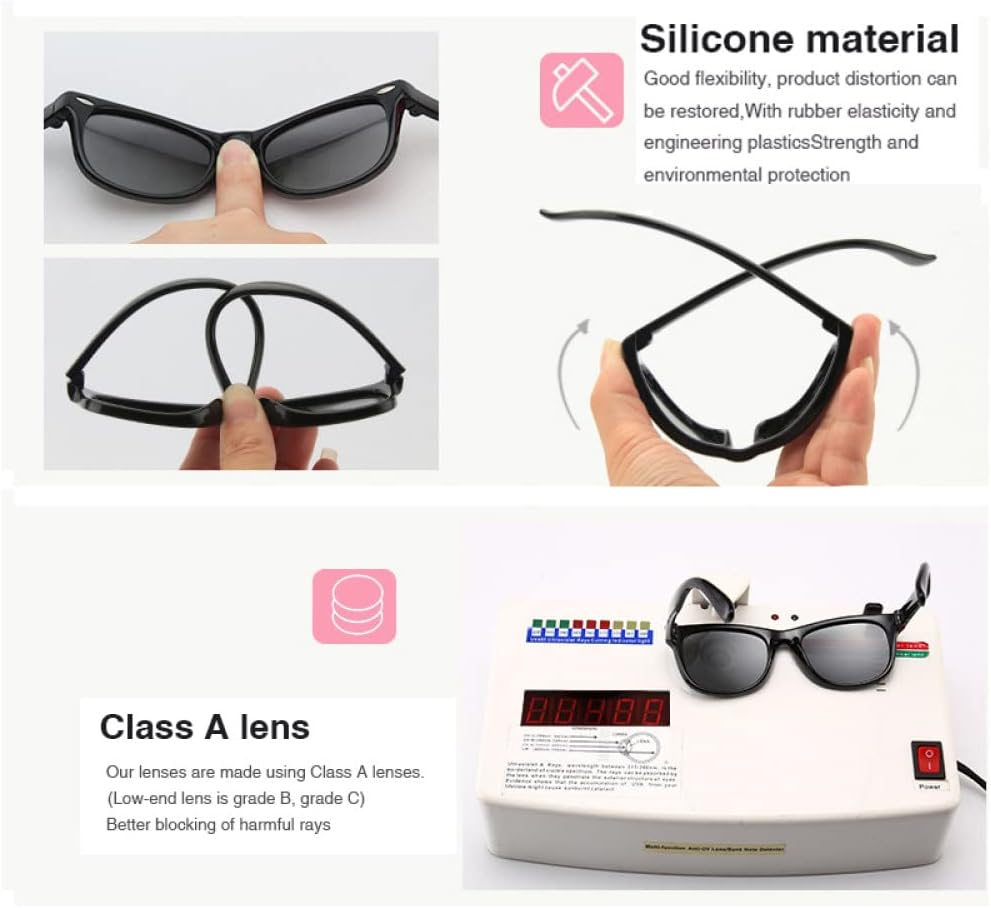 Fashion Baby'S First Sunglasses with Strap round Flexible UV400 One Piece Size Infant Sunglasses for Ages 0-3 Years