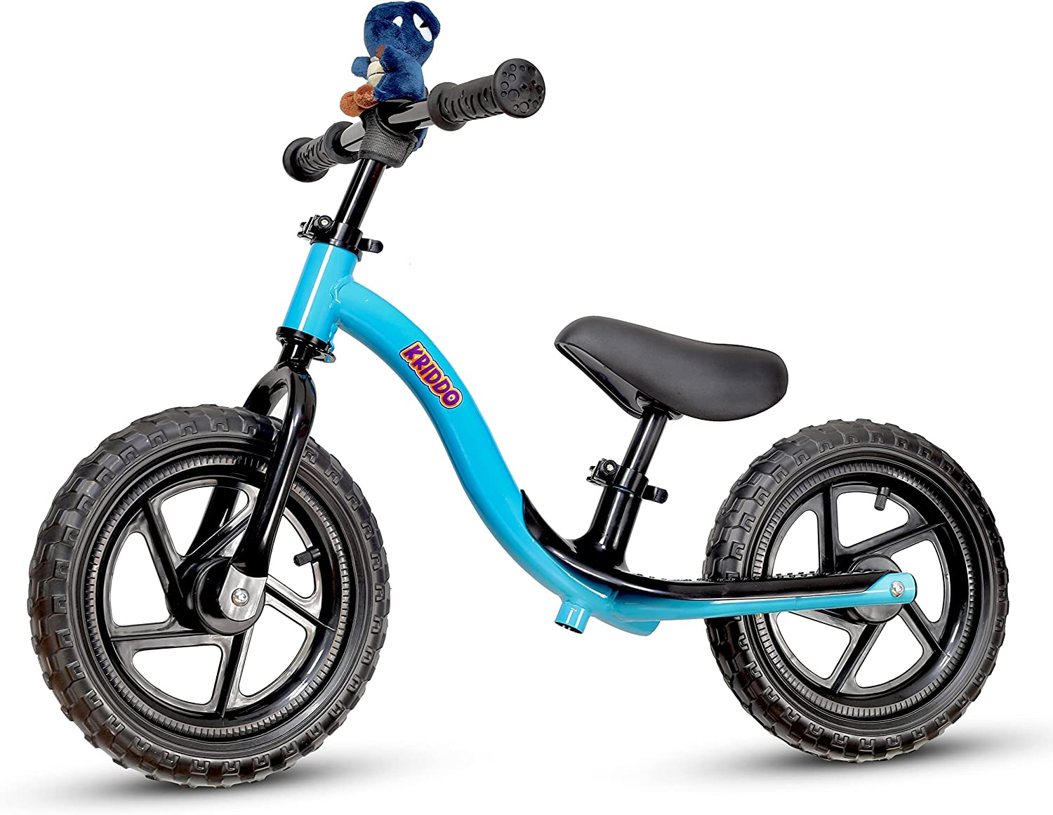 KRIDDO Toddler Balance Bike 2 Year Old, Age 18 Months to 5 Years Old, Early Learning Interactive Push Bicycle with Steady Balancing and Footrest, 2-5 Boys Girls