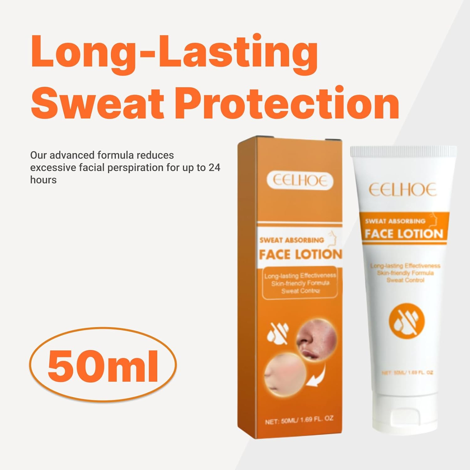 Amagogo Face Antiperspirant for Face,Forehead and Scalp, for Men Women Lightweight Sweat Absorbing Lotion for Birthday Gift Adults