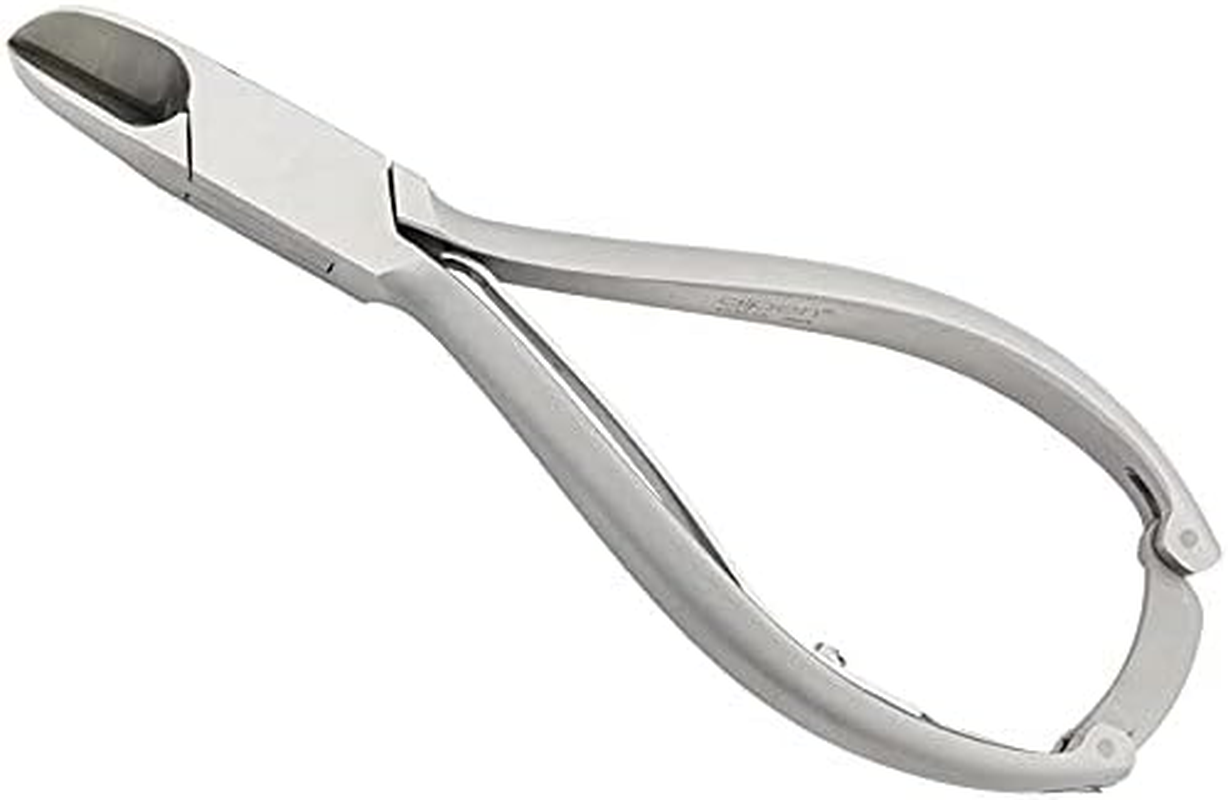 Alpen Professional Nail Clippers, Stainless Steel AISI 420, Matte, Spring Opening, Inserted Pliers, 14.0 Cm