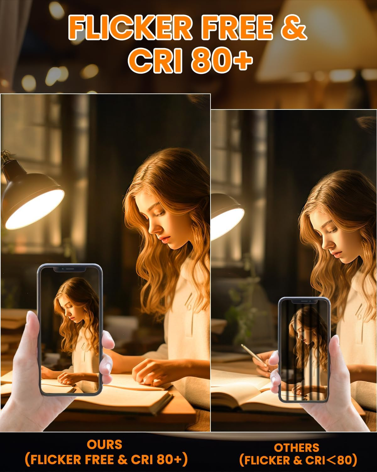 Tobebright 1W E27 Vintage Golf Ball Bulb, G40 E27 LED Screw Bulb Warm White 2200K Amber, 10W Equivalent, SES Low Watt Light Bulbs for Night Light, Home Ceiling Chandelier, Non-Dimmable, 2 Pack