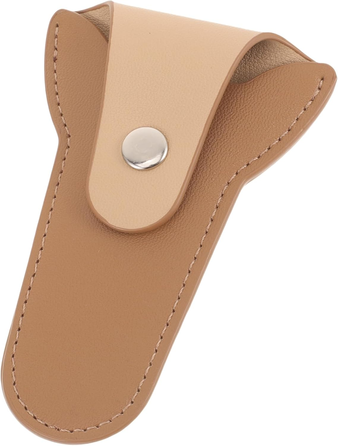 NULYLU Nail Clipper Cuticle Scissor Pouch for Nail Tools Accessories Solid Leather Bag image number 1