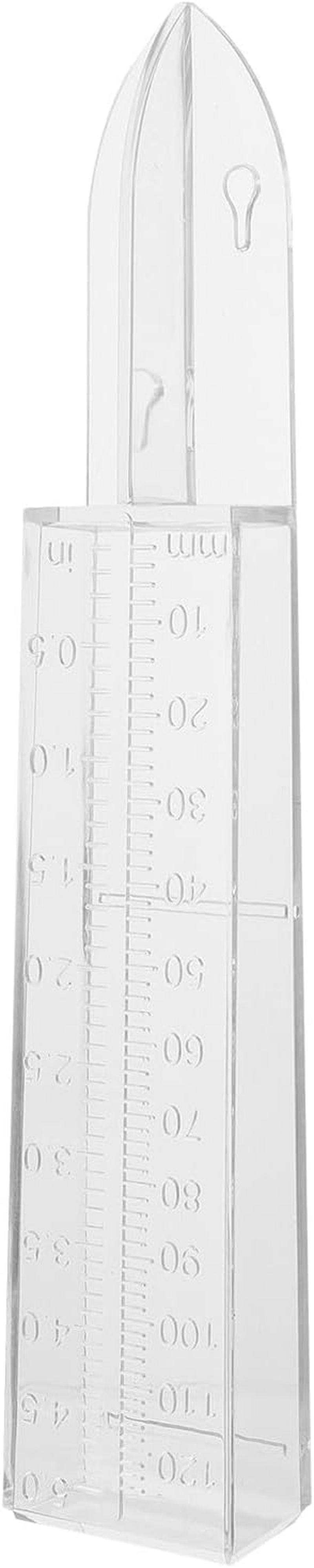 BESPORTBLE Plastic Rain Gauge Outdoor Garden Precipitation Measuring Container for Agriculture Meteorology Climate Research and Lawn Moisture Monitoring image number 4