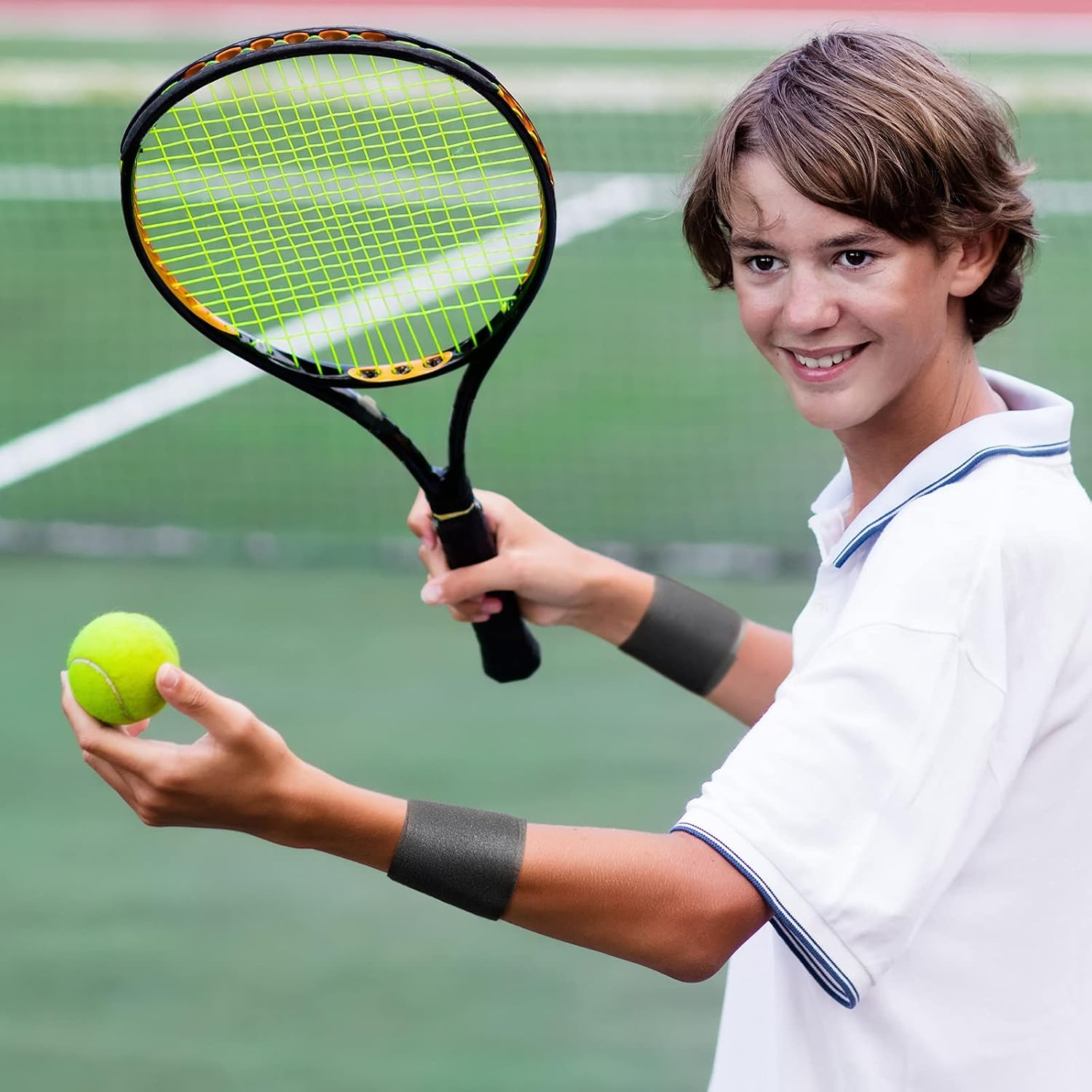 BBTO 3 Pieces Foam Underwrap Sports Pre-Wrap Athletic Tape, 2.75 Inch by 30 Yards (Black) - Black image number 3