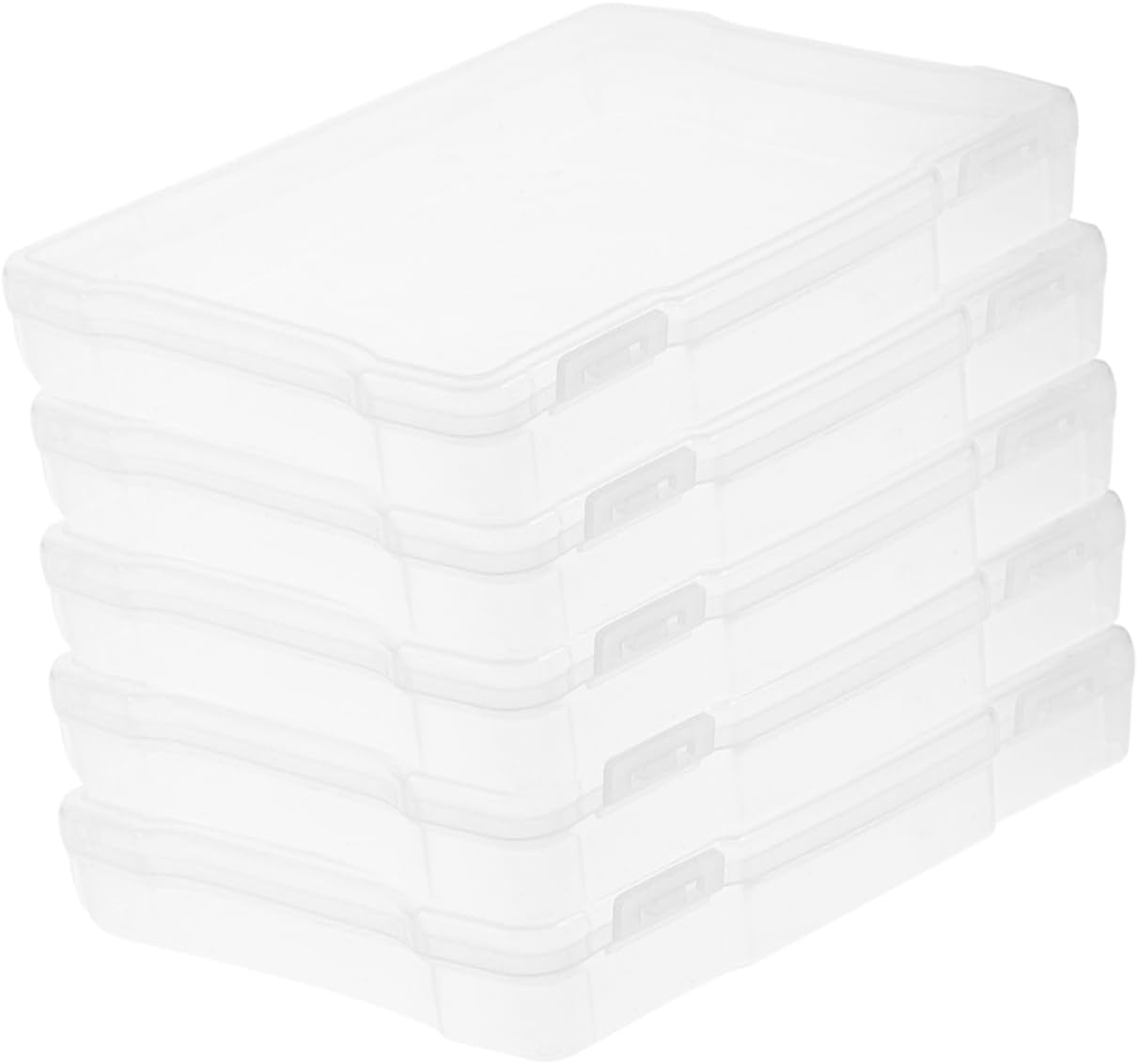 5Pcs Electronic Component Case Photo Storage Box Jewelry Box Sorting Handle Easy to Open Fill and Close Material image number 3