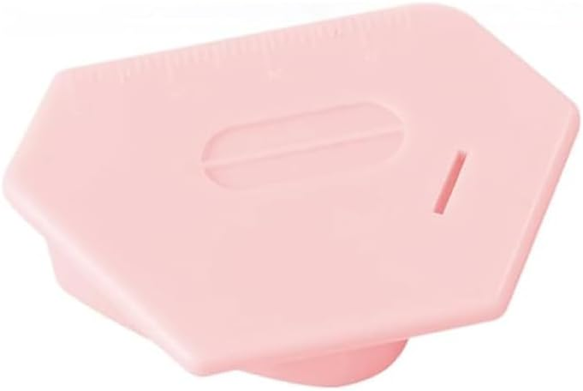 Leanockesa Magnetic Seam Guide for Sewing Machine,Multi-Purpose Tool Polygonal Strong Magnetic Gauge Seam Guide Hemmer Guide with Scale,Sewing Sewing Supplies Accessories(Pink Orange Green*1)