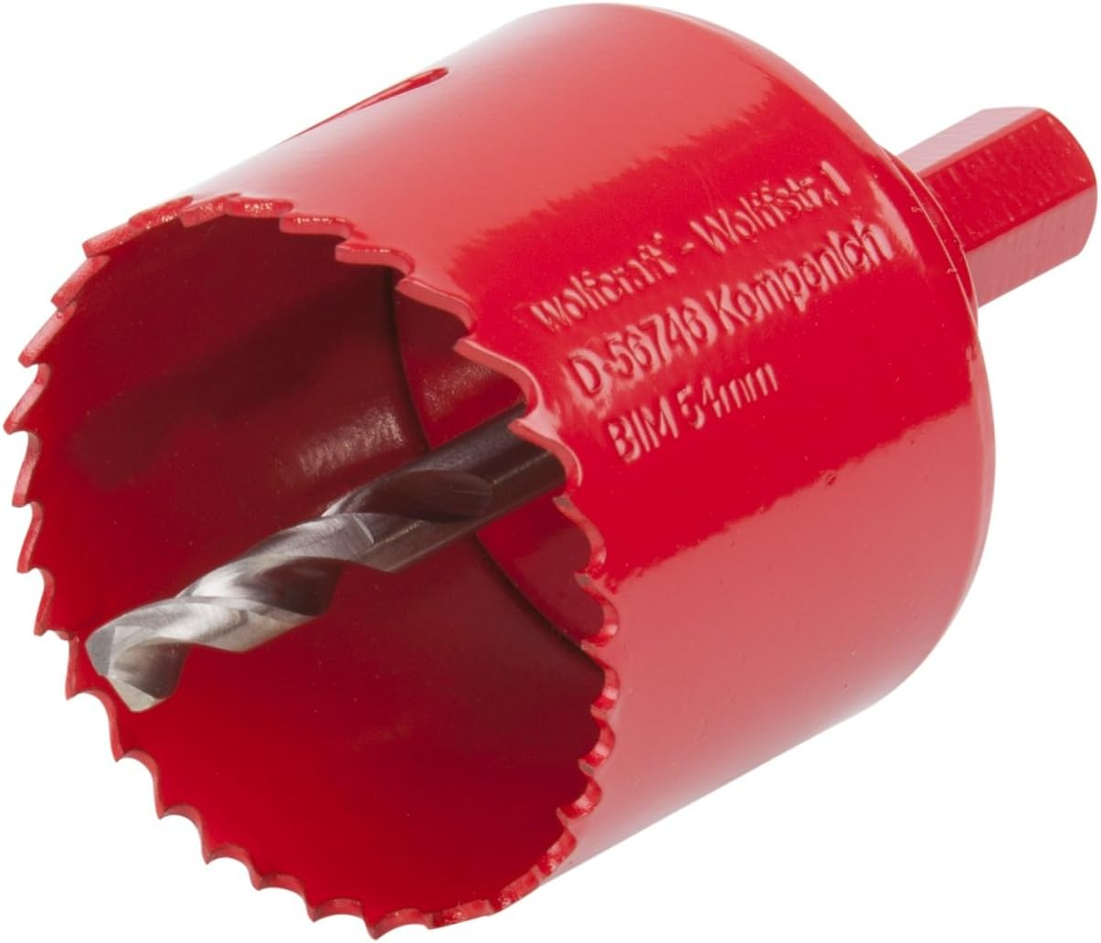 Wolfcraft Bi-Metal Hole Saw, &Oslash; 76 Mm I 5494000 I for Drywall Materials, Wood, Plastics and Metals, Cutting Depth 40 Mm