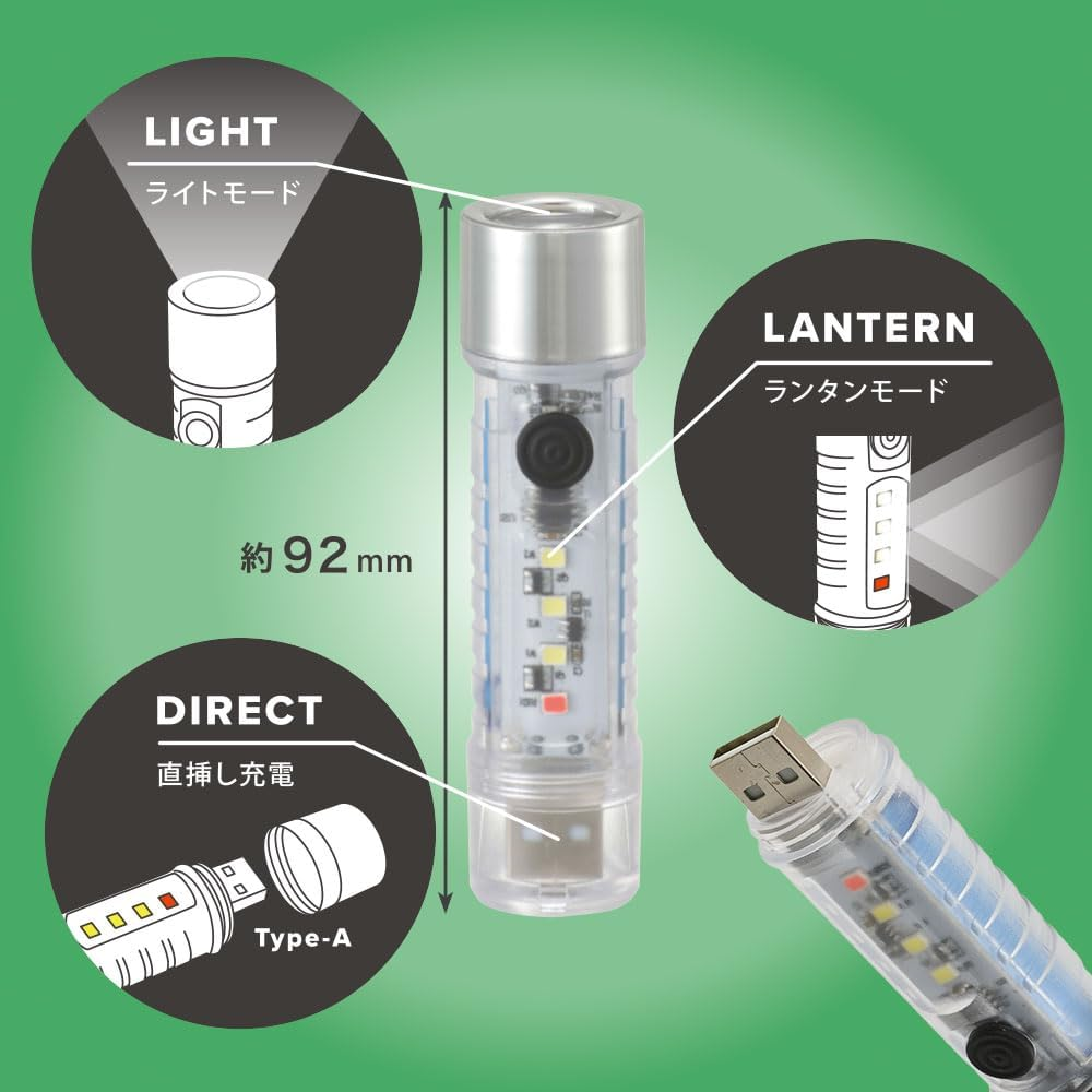 Ohm Electric LH-C10A5-3P 08-1734 Rechargeable LED Skeleton Light, 110 Lumens, Pack of 3
