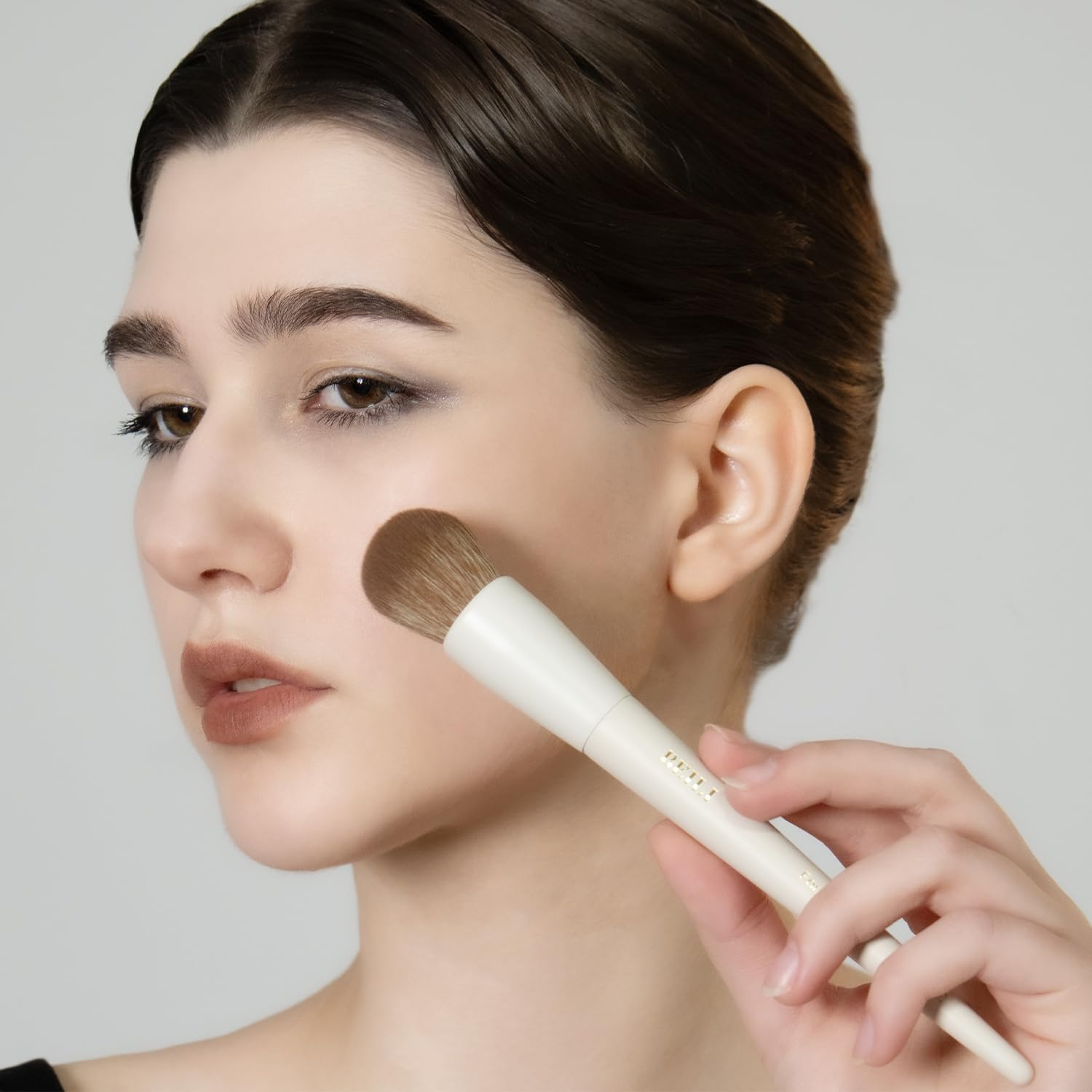 BEILI Makeup Brushes 15 Pieces Professional Makeup Brushes Premium Plastic Makeup Brush Set for Contour Concealer Foundation Eyeshadow Blending Liner Powder Blush image number 6