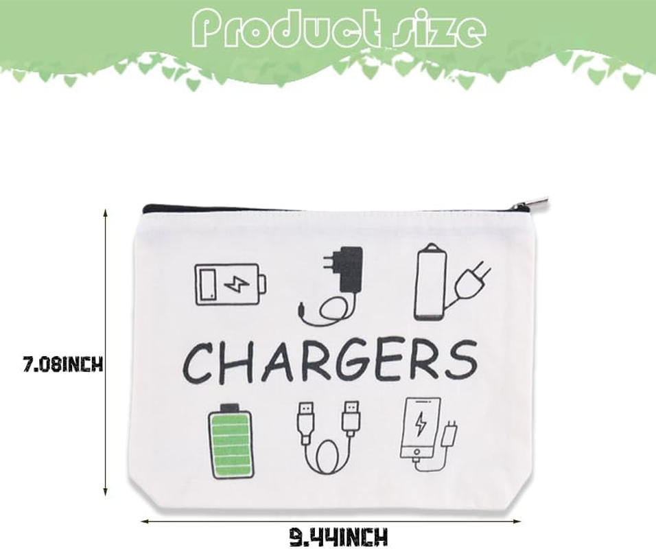 Makeup Cosmetic Bag Travel Storage Bag Electronic Charging Organizer for Women Travel Accessories Versatile Bags Small Makeup Cosmetic Bags for Women Cable Organizer Pouch for Cords image number 5