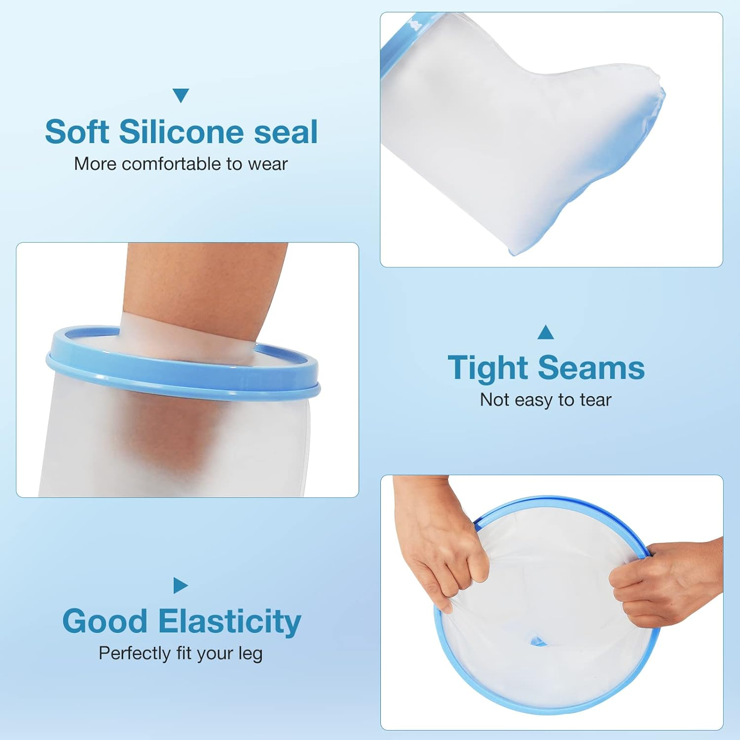 Waterproof Foot Cover for Shower Adult, Foot Cast Covers image number 1