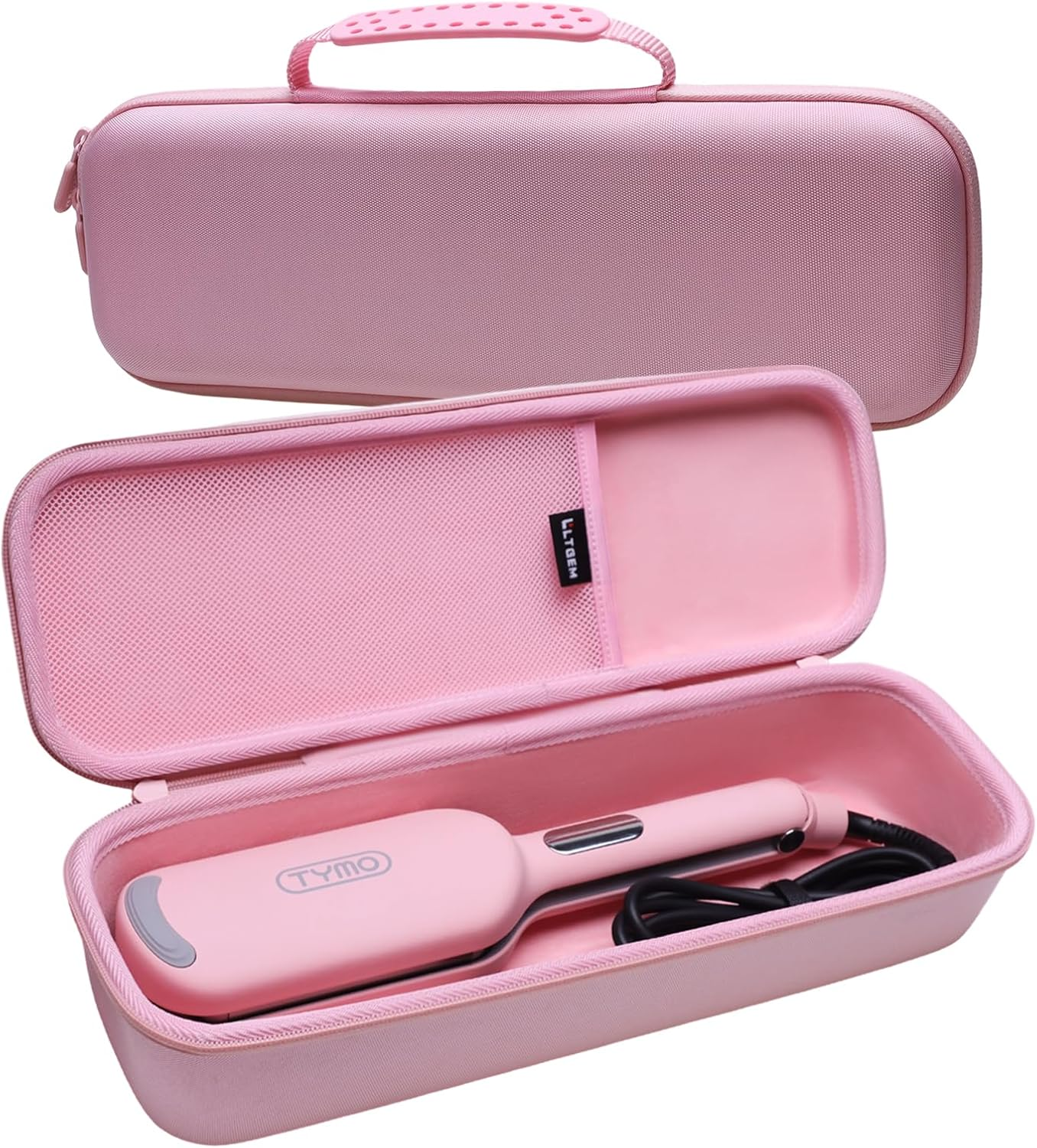 LTGEM Case Compatible with TYMO ROVY Beach Waves Curling Wand, Case Only (Pink) image number 4