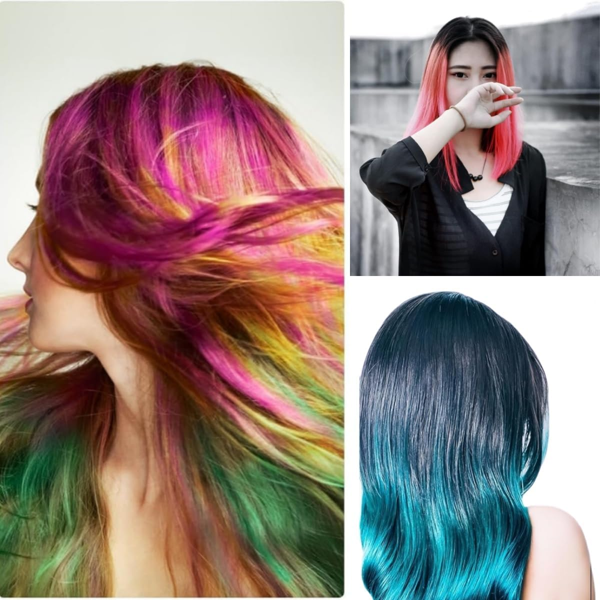 Set 7 Hair Dye Brush Kit,Professional Salon Hair Coloring Dying Set with Dye Brush,Diy Salon Bleaching Tools,Hair Dye Brush, Color Bowl, Clips, Earmuffs image number 1