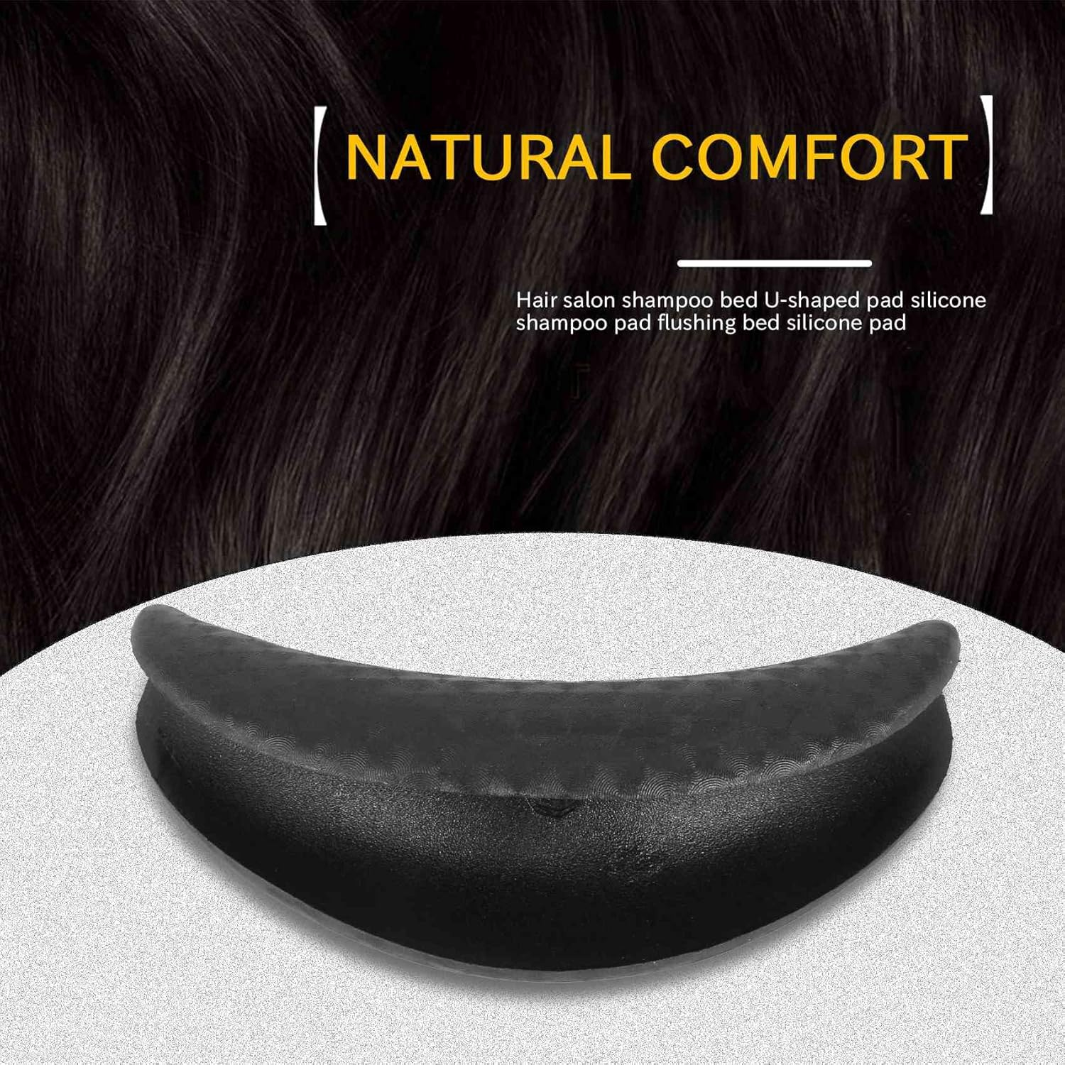 Anlayliay Beauty Salon Hair Washing Sink Cushion Shampoo Bowl Gel Neck Cushion Hair Cleaning Headrest Pillow Home Use Barber Tool image number 1