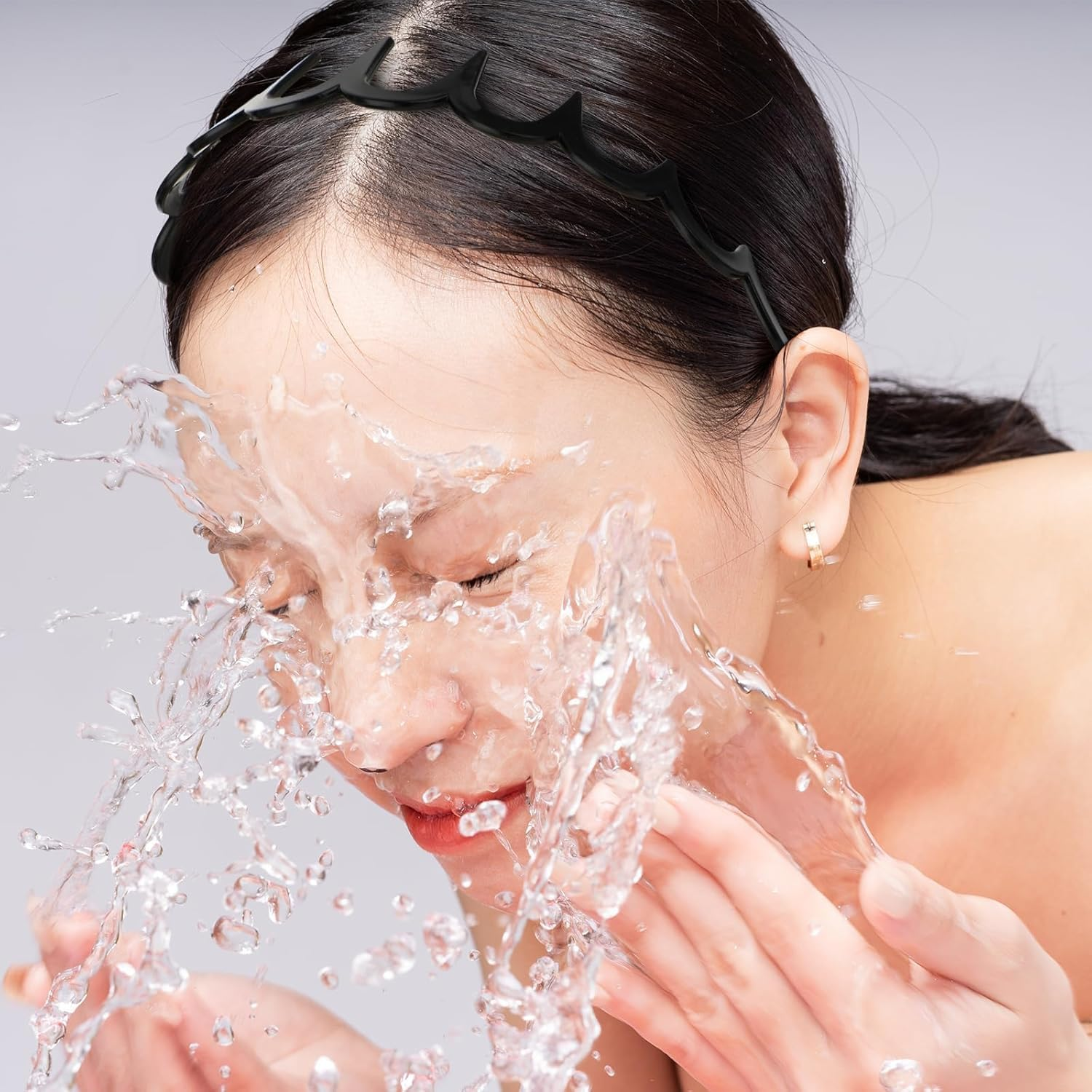 Diyxisk Zigzag Headband, 7 Pieces Fine, Women'S Non-Slip Zigzag Headband, Unisex Zig Zag Headband, Used for Make-Up, Face Mask, Yoga and Facial Cleansing image number 4