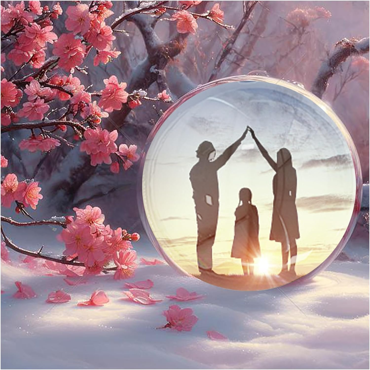 3D Memory Orb Ball Video Player - Upload Videos & Photos, 70Mm Crystal Sphere with 3D Effect, Rechargeable Digital Display for Anniversary, Birthday Gift (White) image number 4